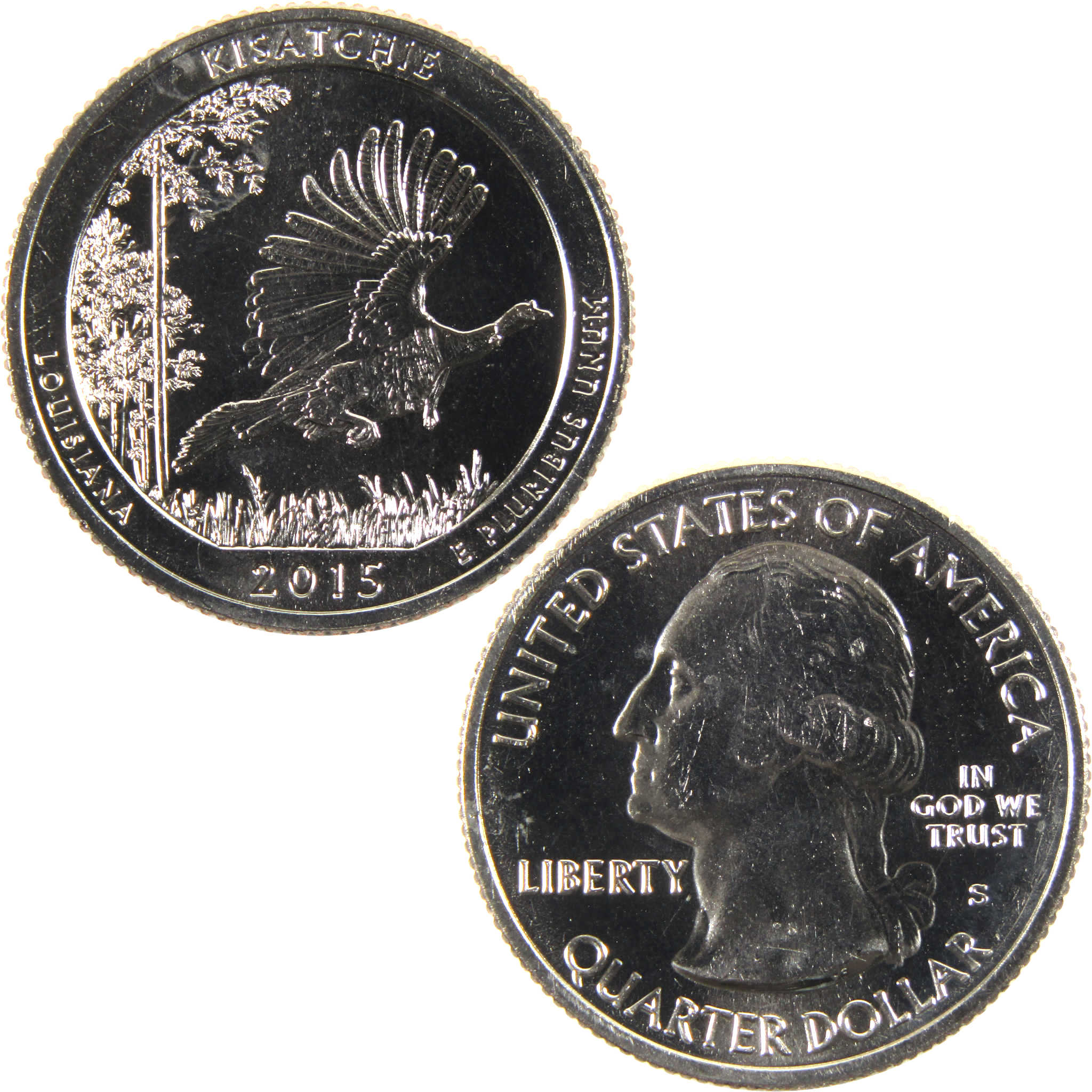 2015 S Kisatchie NF National Park Quarter BU Uncirculated Clad Coin