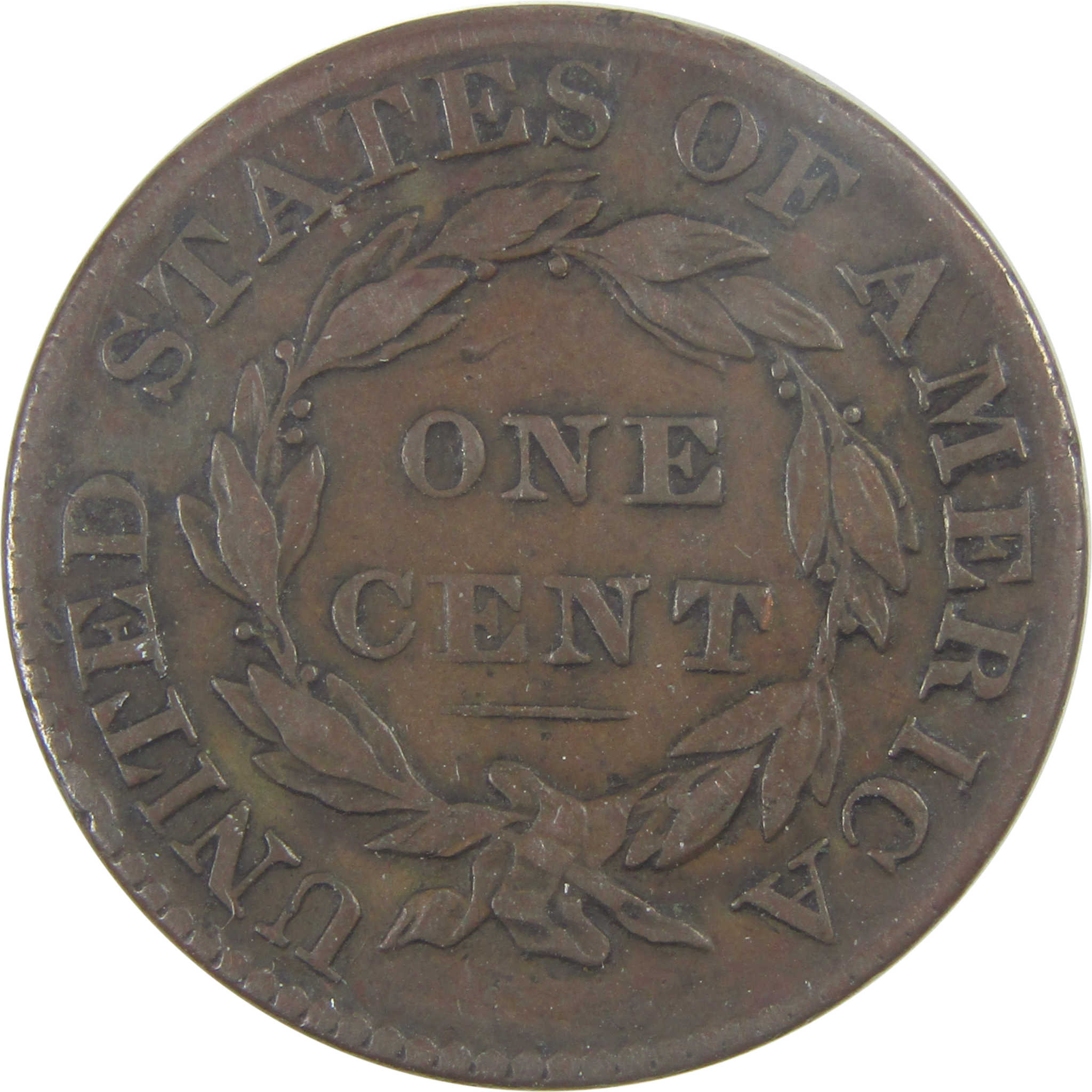 1829 Large Letters Coronet Head Large Cent F Fine Copper SKU:I16720