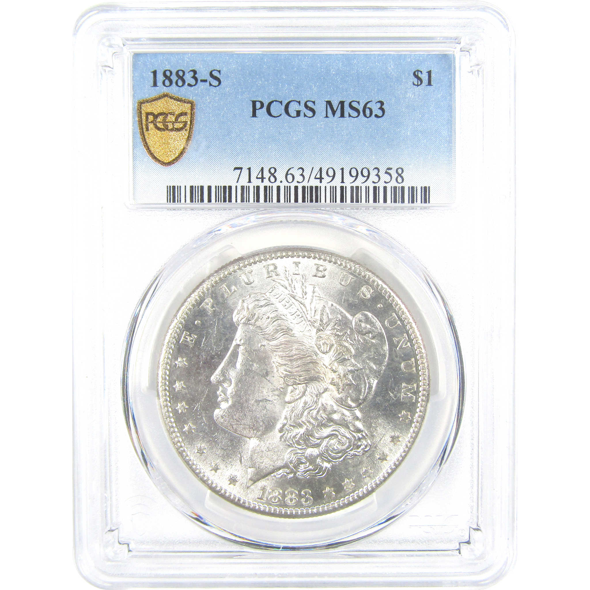 1883 S Morgan Dollar MS 63 PCGS Silver Uncirculated $1 Coin SKU:I17311 - Morgan coin - Morgan silver dollar - Morgan silver dollar for sale - Profile Coins &amp; Collectibles