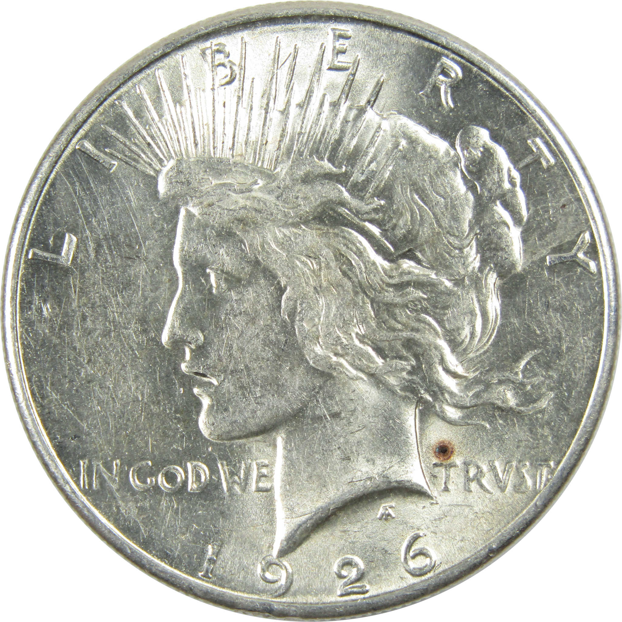 1926 S Peace Dollar AU About Uncirculated Silver $1 Coin SKU:I12836