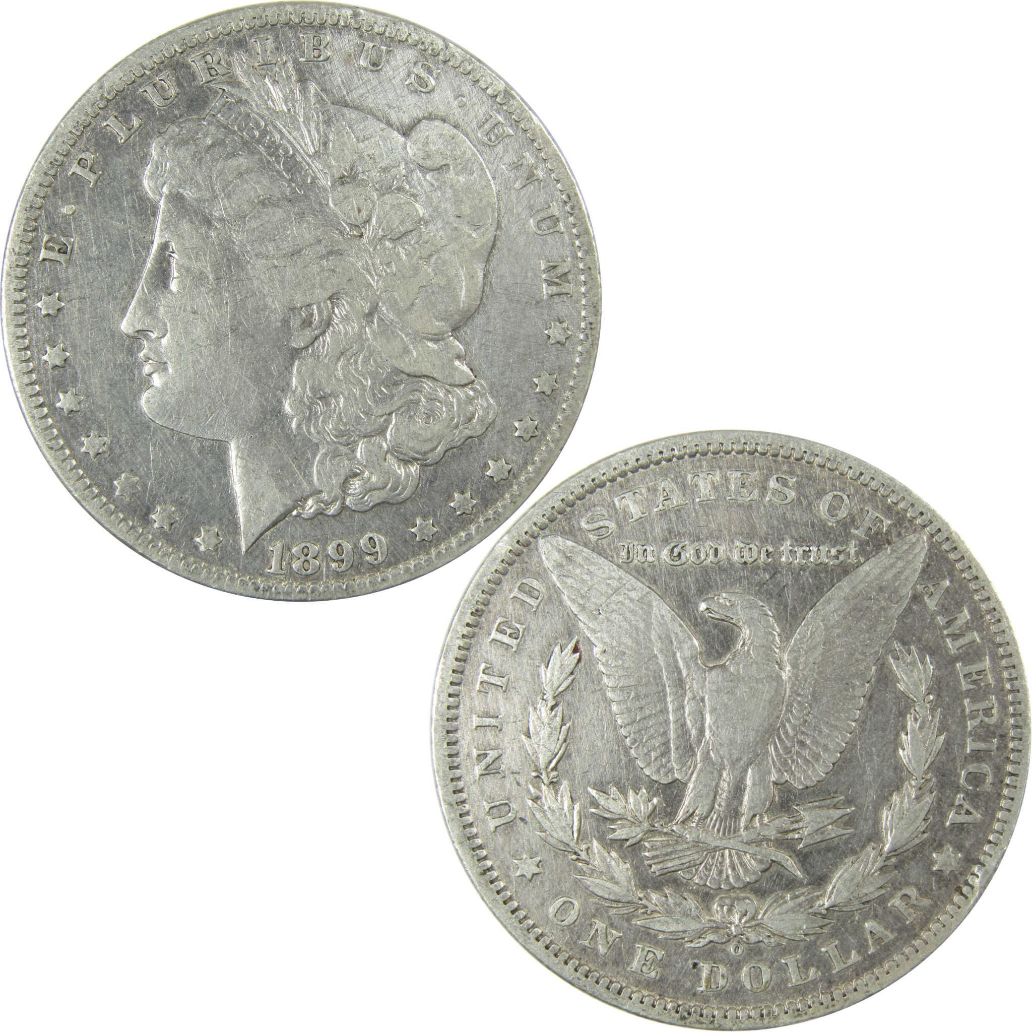 1899 O Micro O Morgan Silver $1 VF Very Fine Details $1 Coin SKU:CP649 - Morgan coin - Morgan silver dollar - Morgan silver dollar for sale - Profile Coins &amp; Collectibles