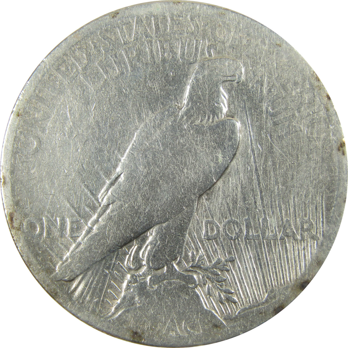 1921 High Relief Peace Silver Dollar VG Very Good Details SKU:CP1778