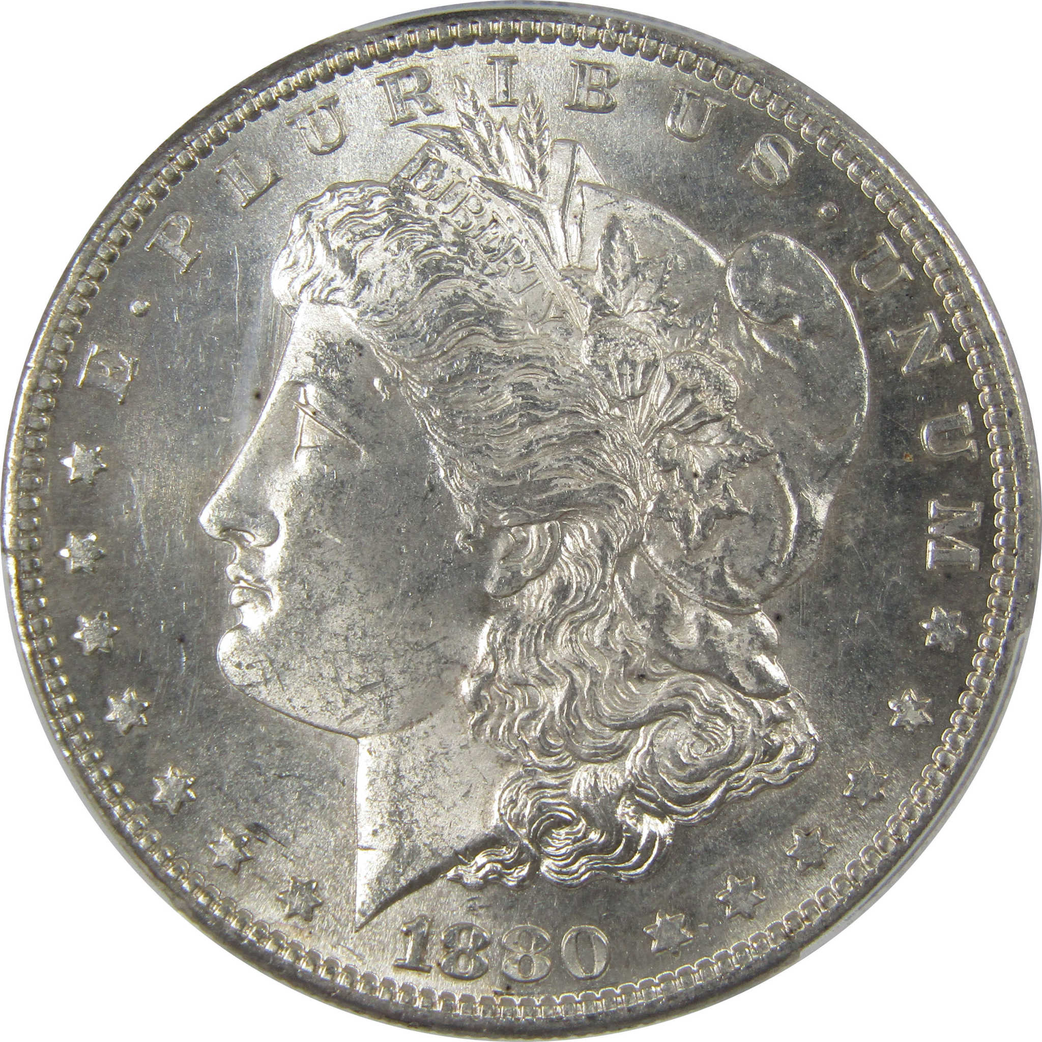 1880 S Morgan Dollar MS 63 PCGS Silver Uncirculated $1 Coin SKU:I23483