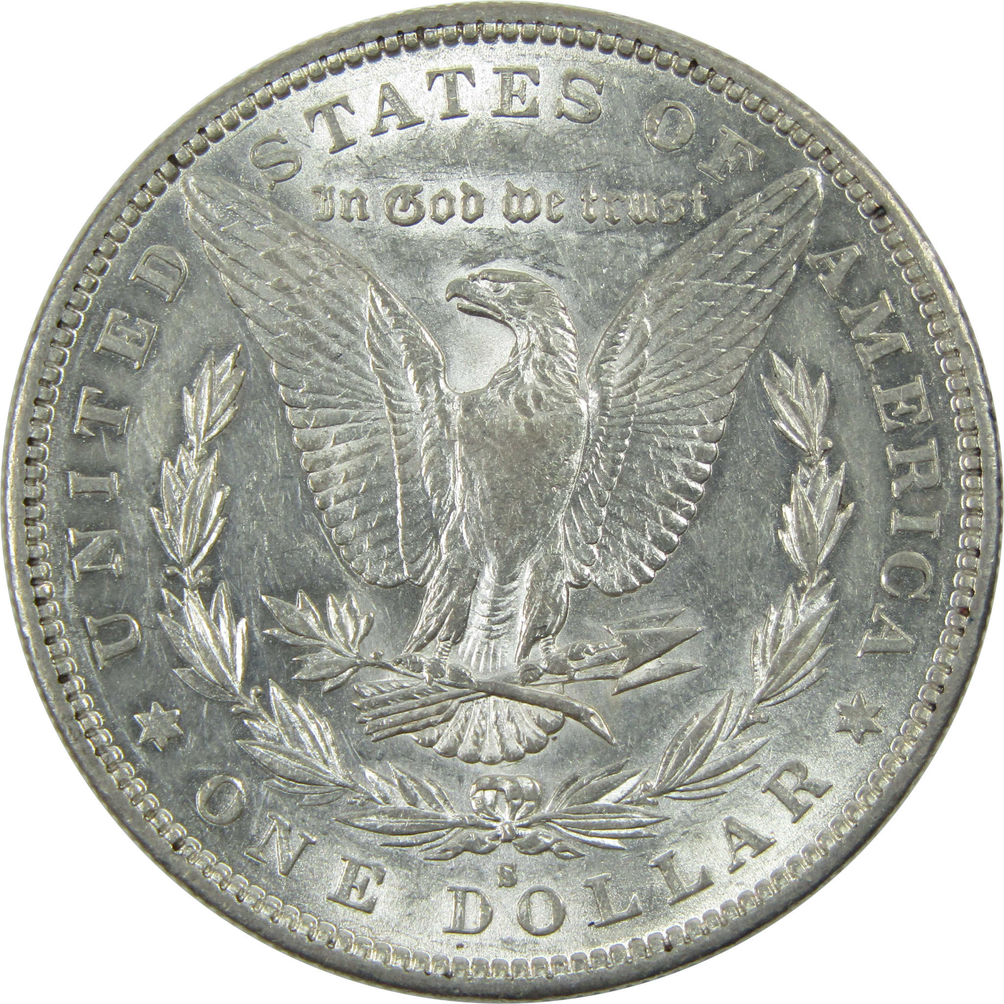 1885 S Morgan Dollar AU About Uncirculated Silver $1 Coin SKU:I13341