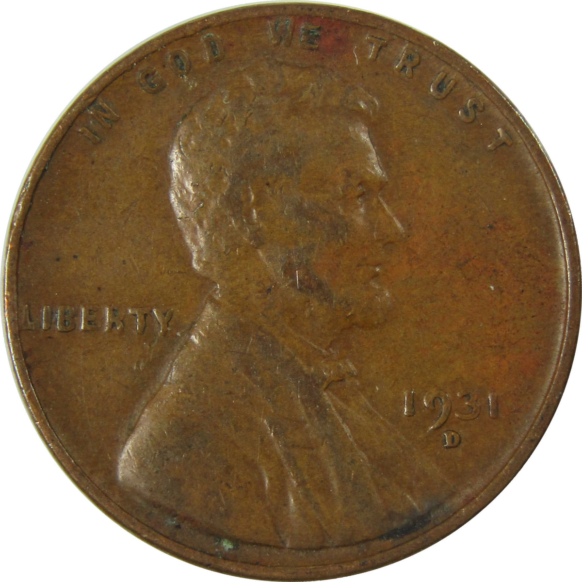 1931 D Lincoln Wheat Cent VF Very Fine Penny 1c Coin SKU:I27306