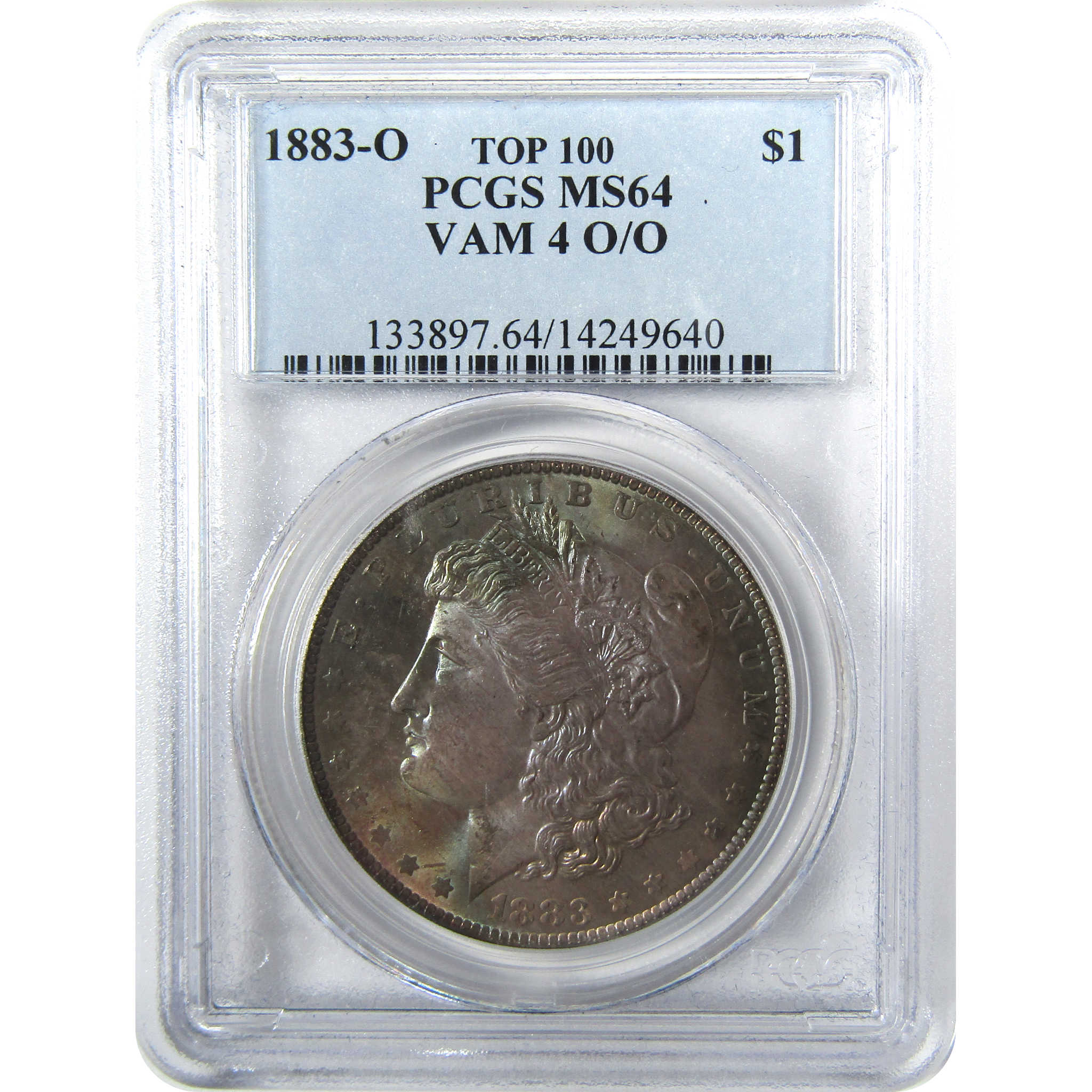 1883 O/O VAM-4 O/O Top 100 Morgan Silver Dollar MS 64 PCGS SKU:CP1049