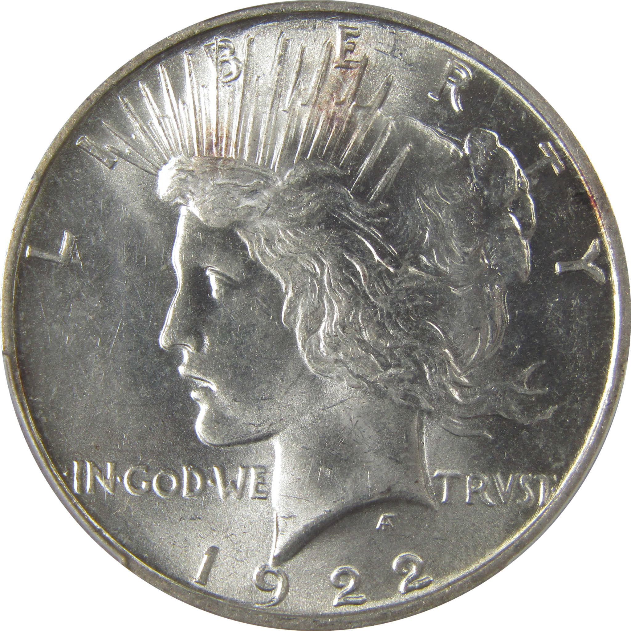 1922 D Peace Dollar MS 64 PCGS Silver Uncirculated $1 Coin SKU:I23365