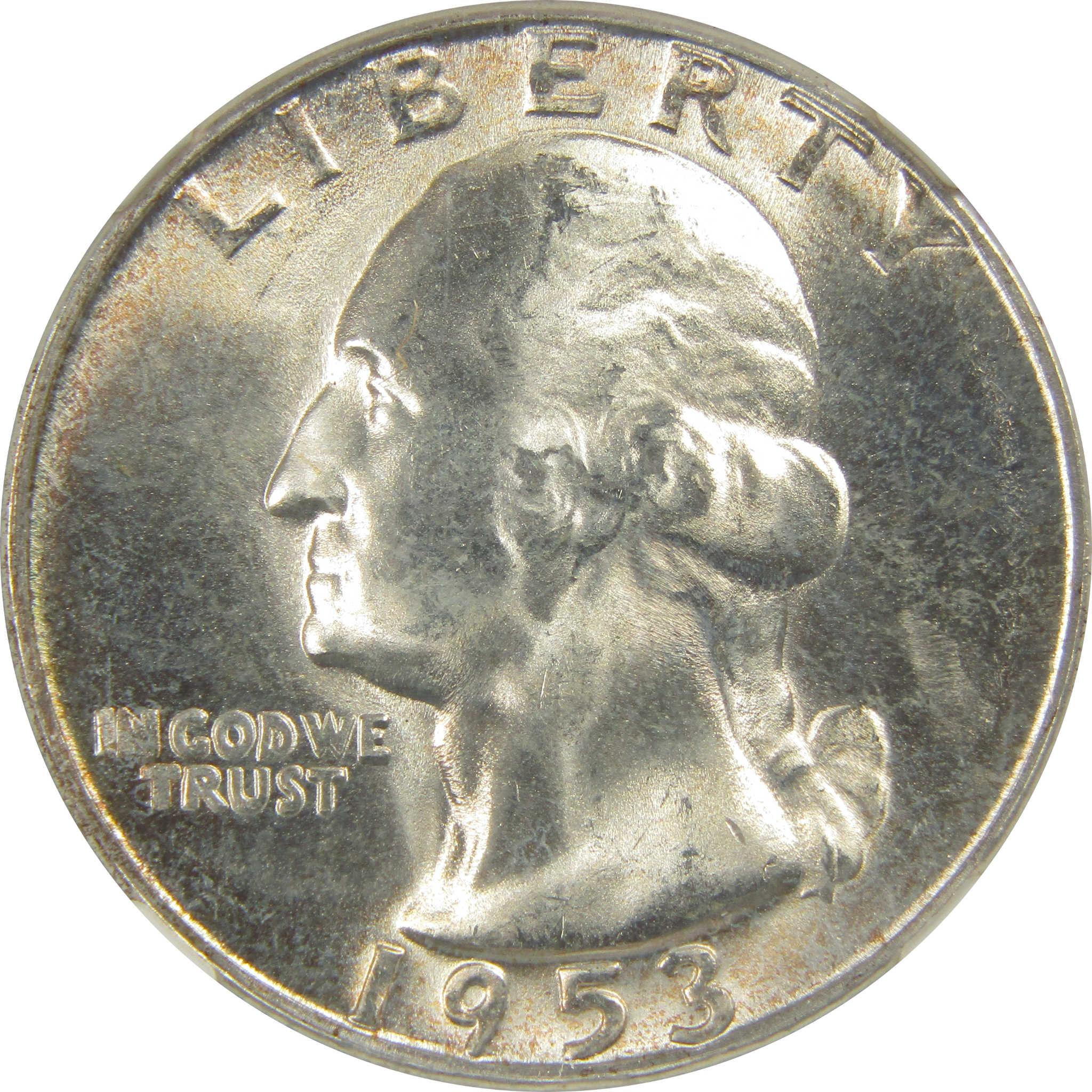 1953 S Washington Quarter MS 66 NGC Silver Bag Fragment SKU:I20528