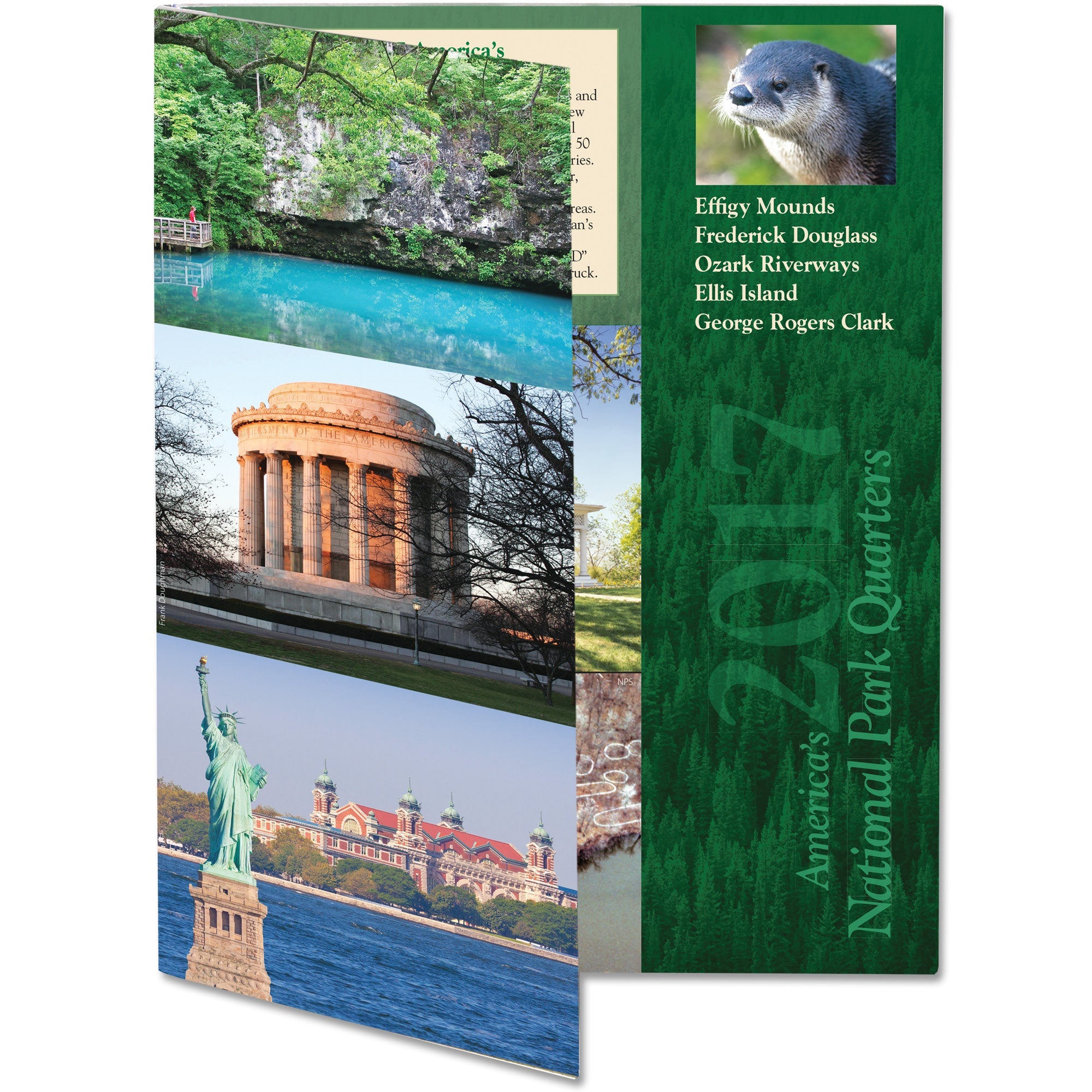 2017 America's National Park Quarter Series Colorful Folder Littleton