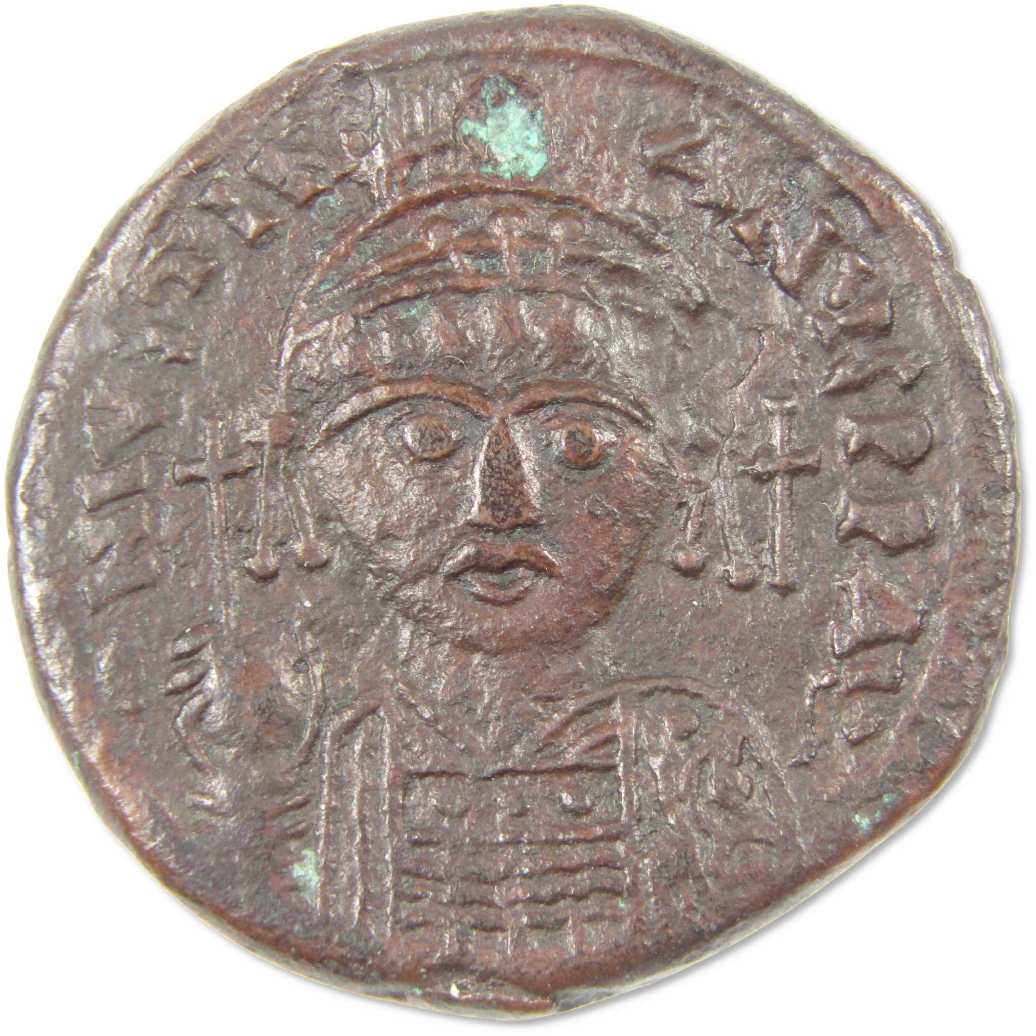 527-565 AD Justinian I Byzantine Empire Follis VF Ancient Coin