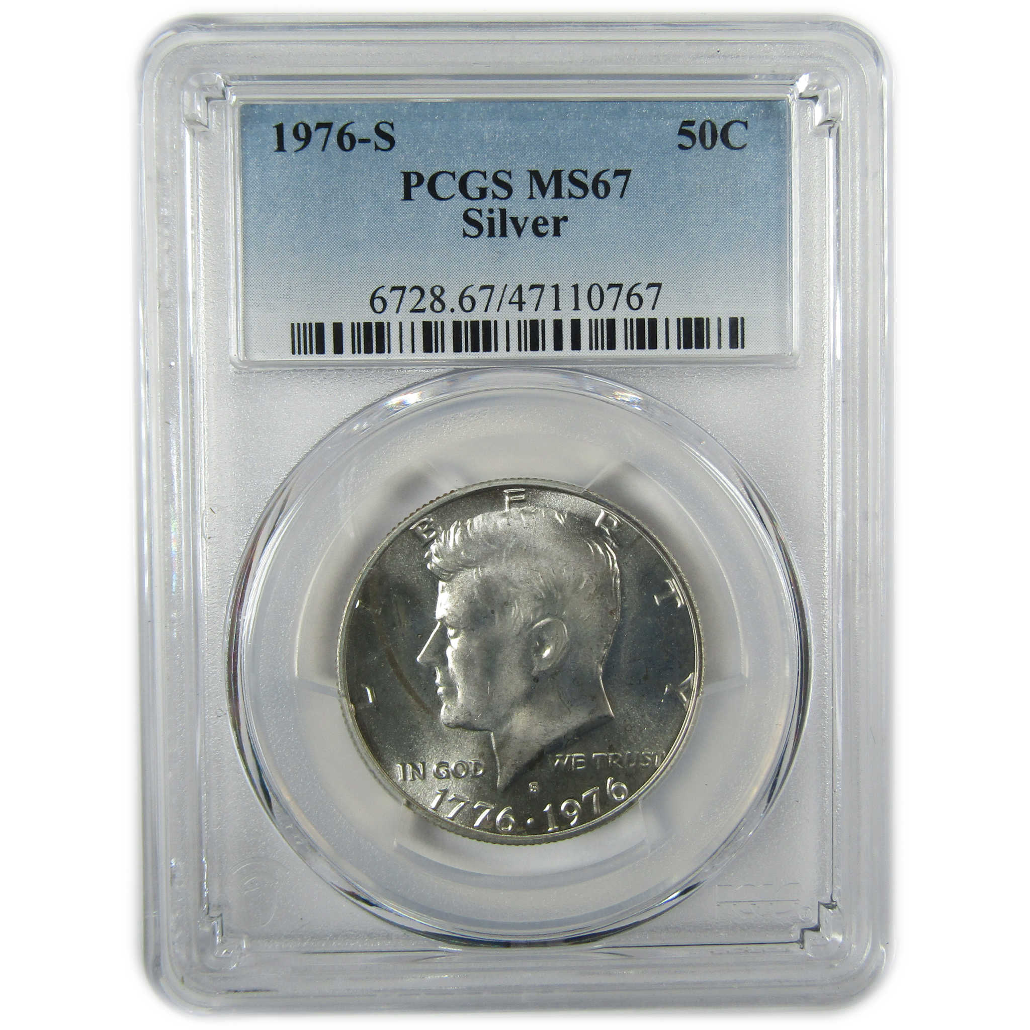 1976 S Kennedy Bicentennial Silver Half Dollar MS 67 PCGS SKU:CP1568