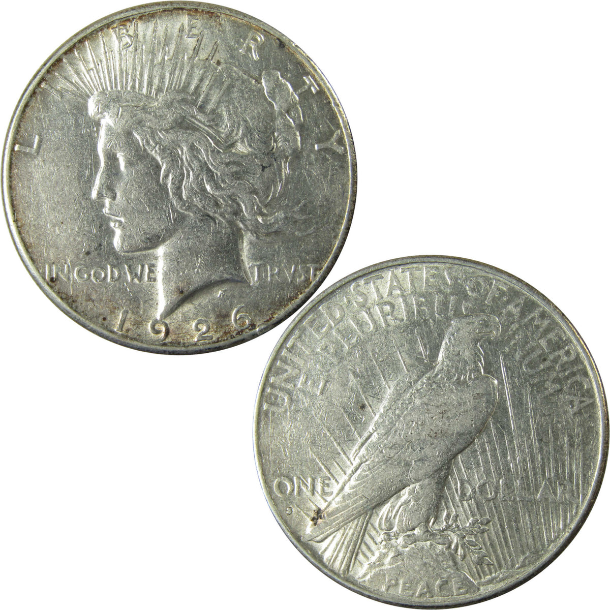 1926 S Peace Silver Dollar XF EF Extremely Fine $1 Coin SKU:I28105