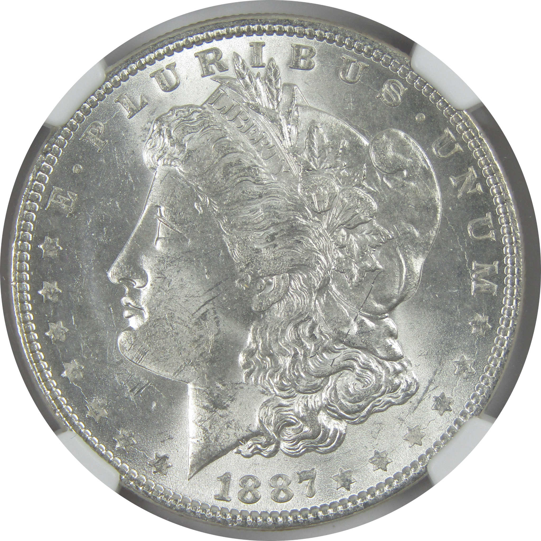 1887 Morgan Dollar MS 63 NGC Silver $1 Uncirculated Coin SKU:I15760 - Morgan coin - Morgan silver dollar - Morgan silver dollar for sale - Profile Coins &amp; Collectibles