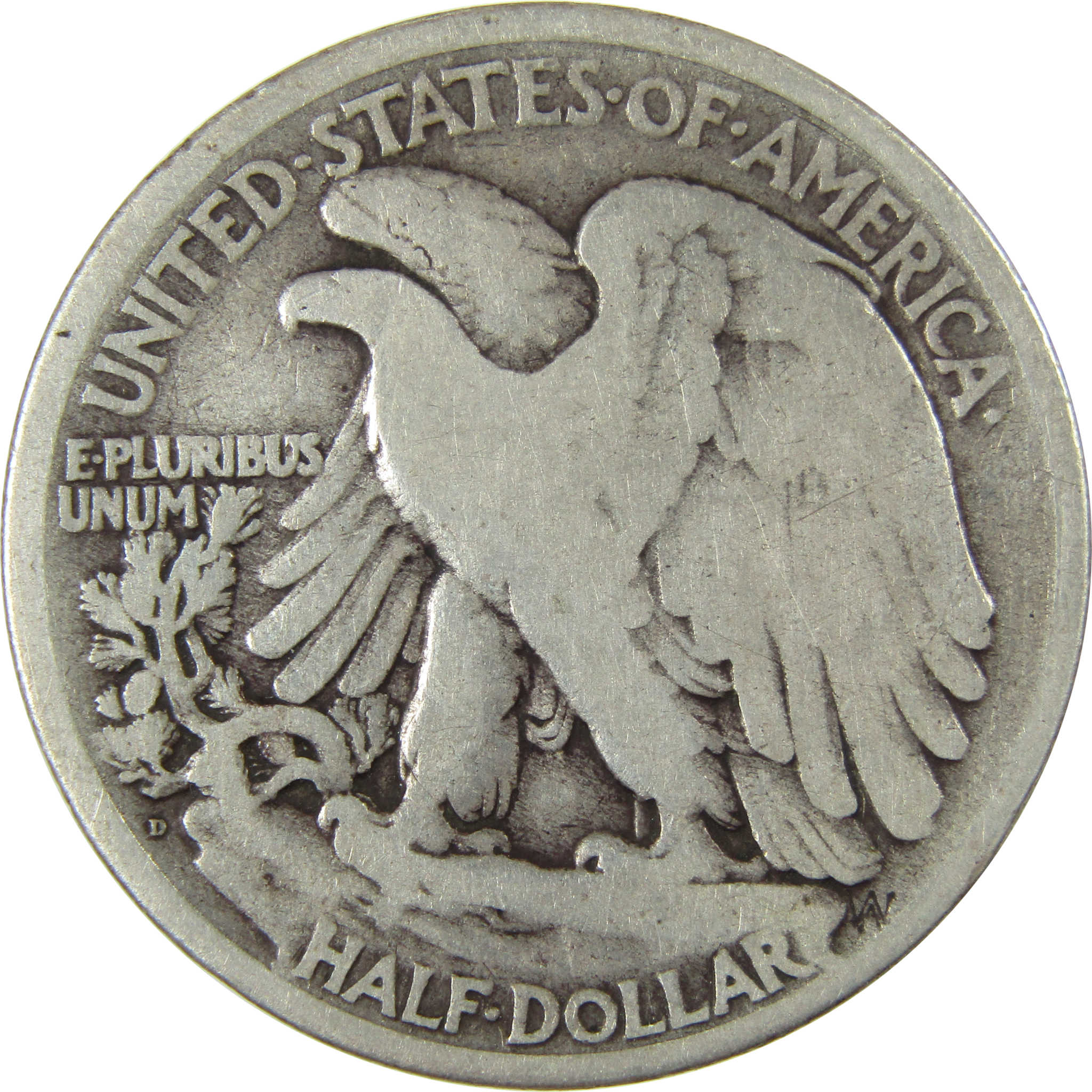 1920 D Liberty Walking Silver Half Dollar VG Very Good SKU:I26009