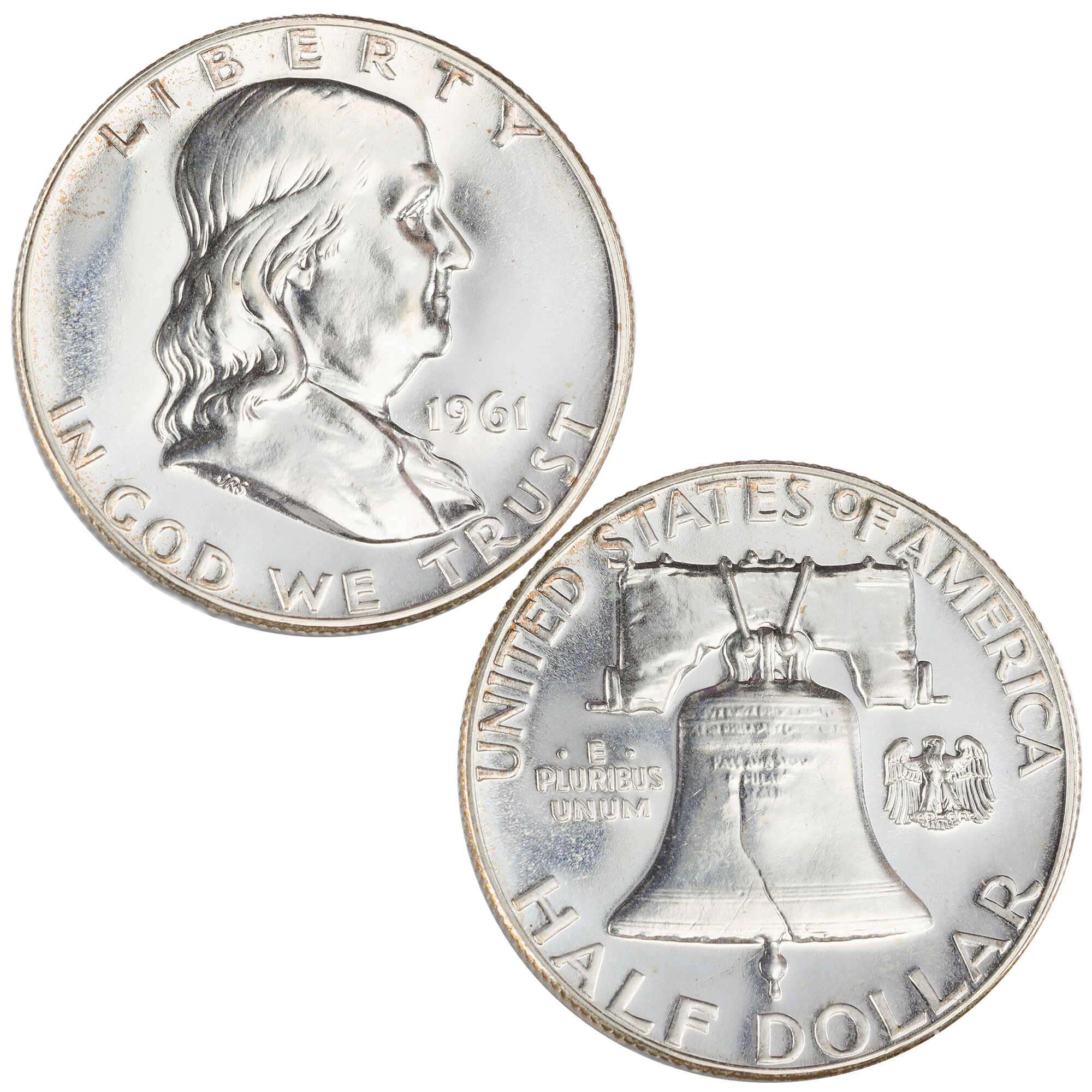 1961 Franklin Half Dollar Silver 50c Proof Coin SKU:I12085