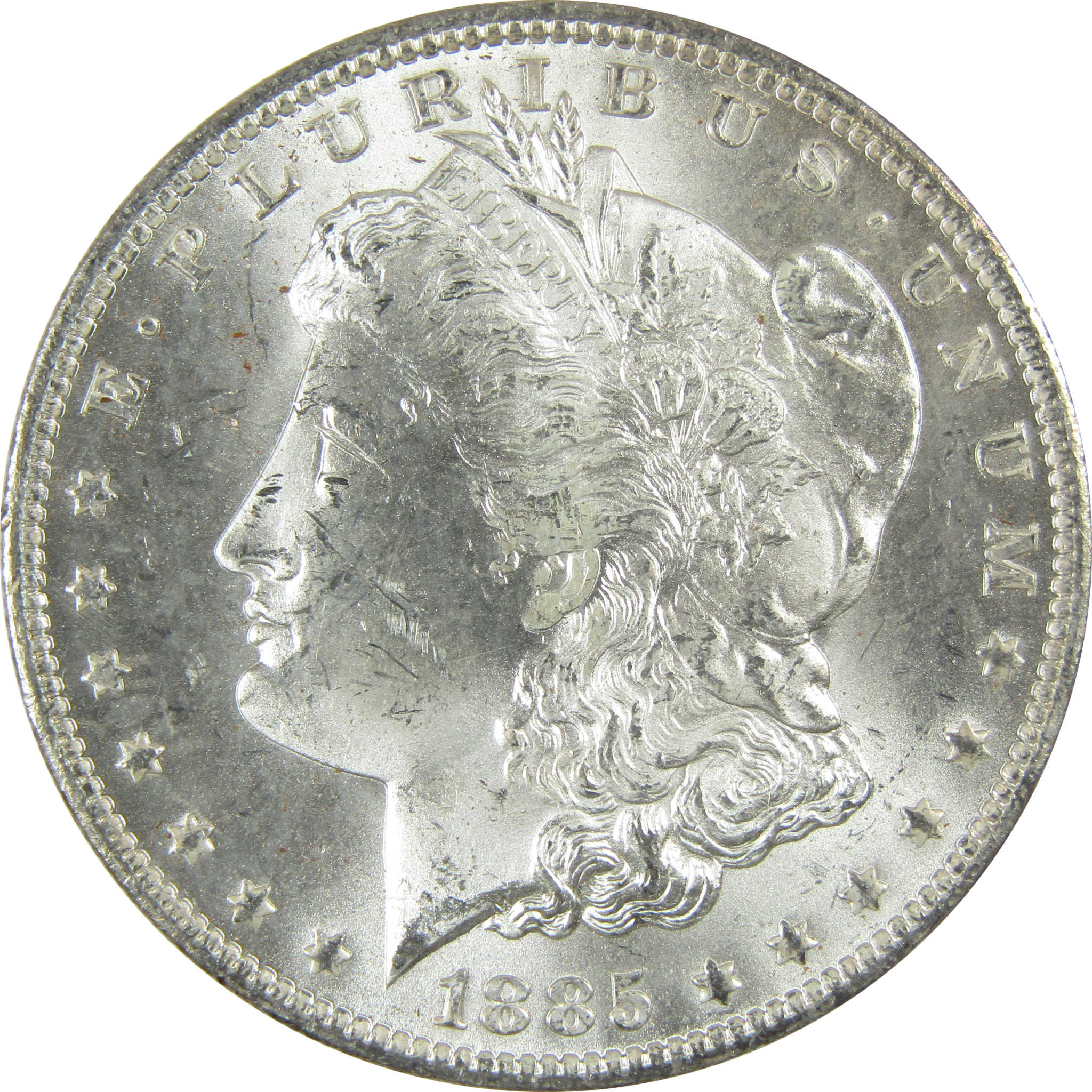 1885 O Morgan Silver Dollar Uncirculated Mint State $1 Coin SKU:I27478
