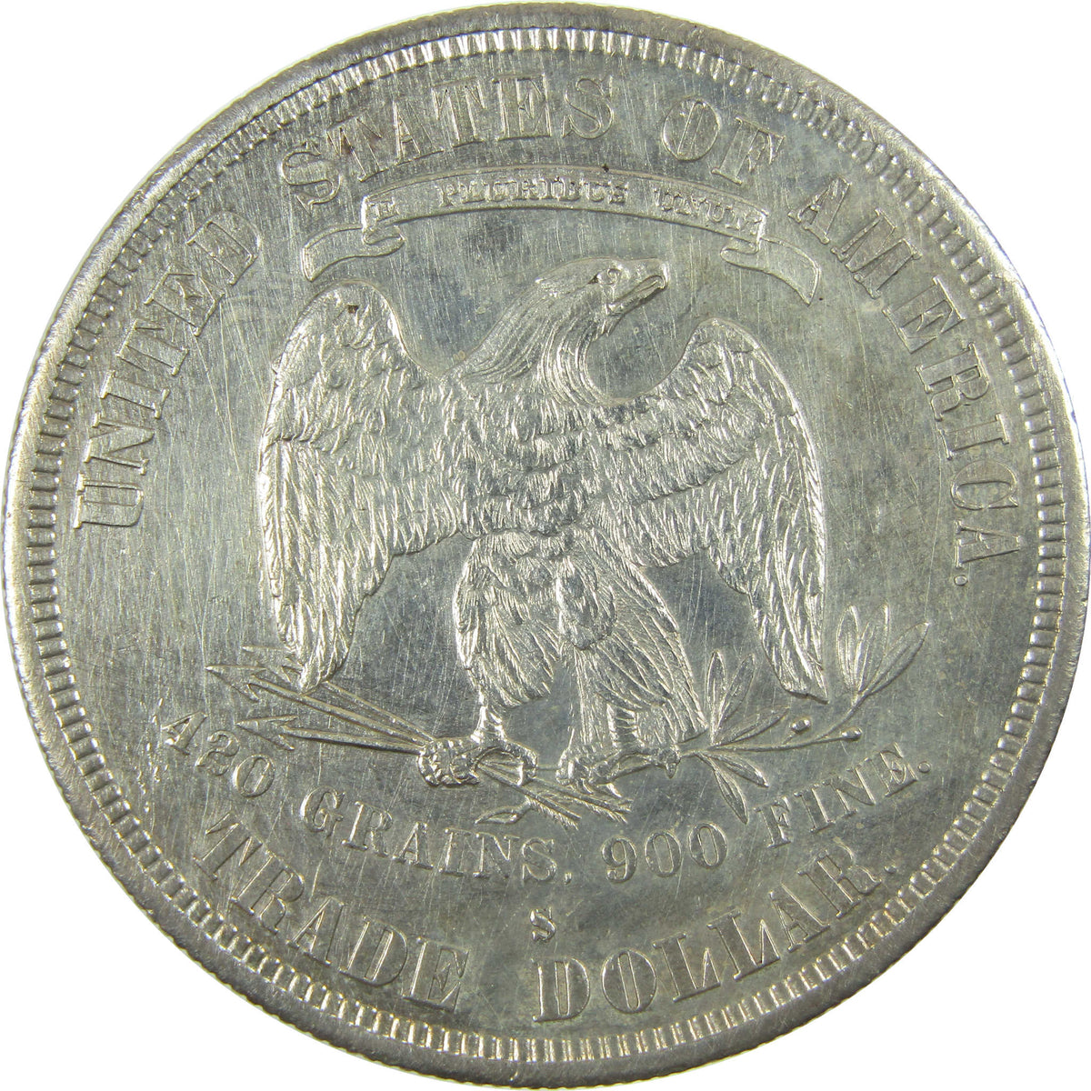 1878 S Trade Silver Dollar XF EF Extremely Fine Details SKU:CP1740