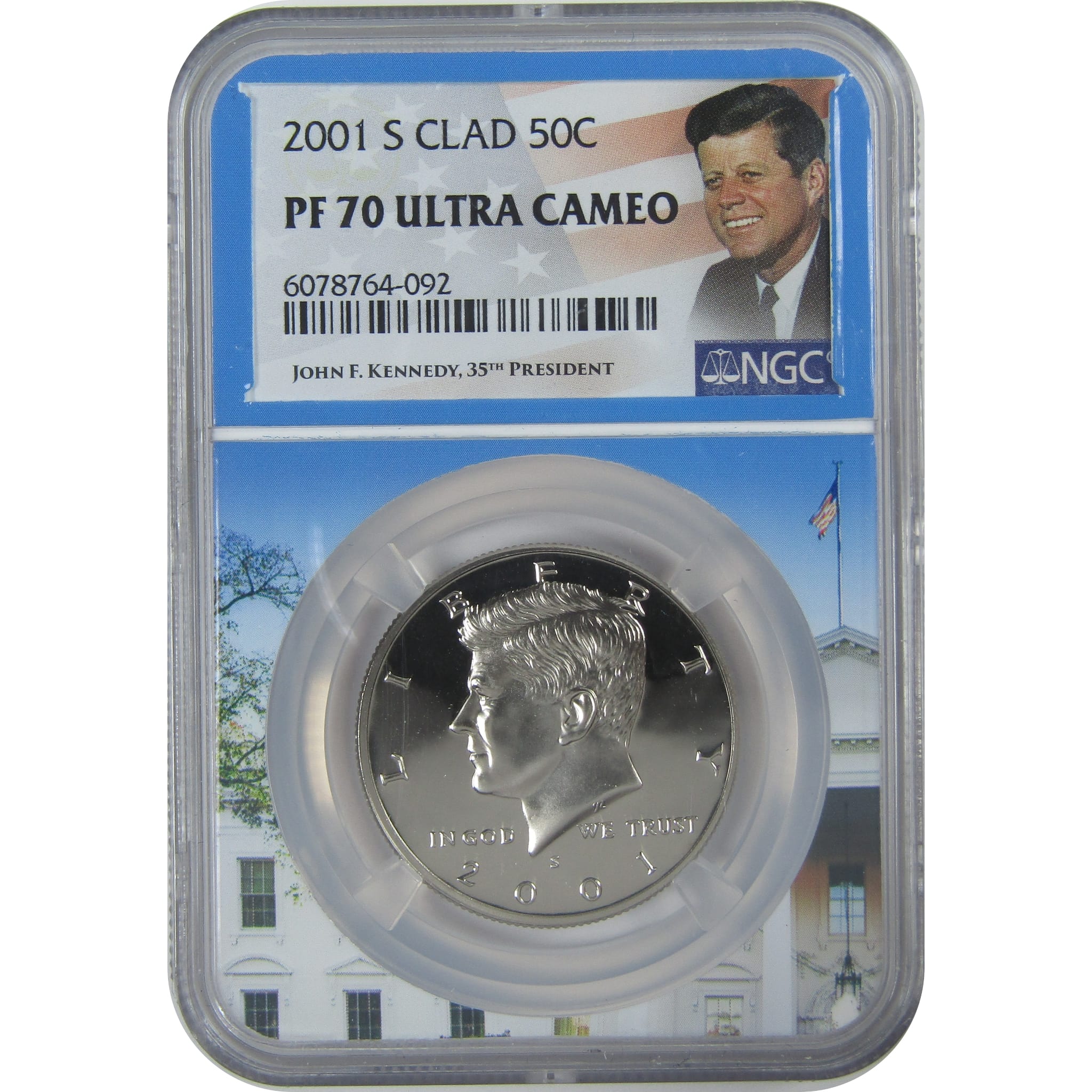 2001 S Kennedy Half Dollar PF 70 UCAM NGC Clad 50c Proof SKU:CPC9082