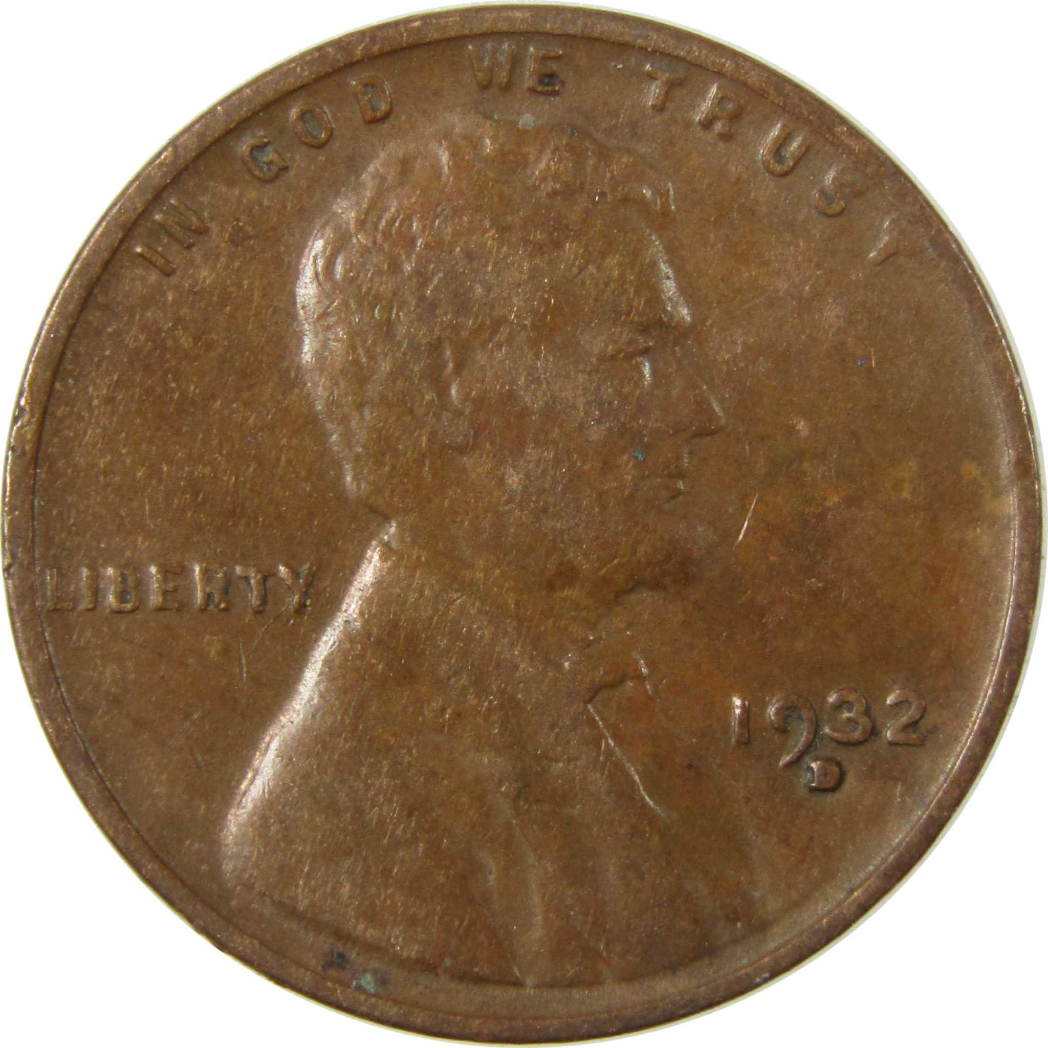 1932 D Lincoln Wheat Cent XF EF Extremely Fine Penny SKU:I26718