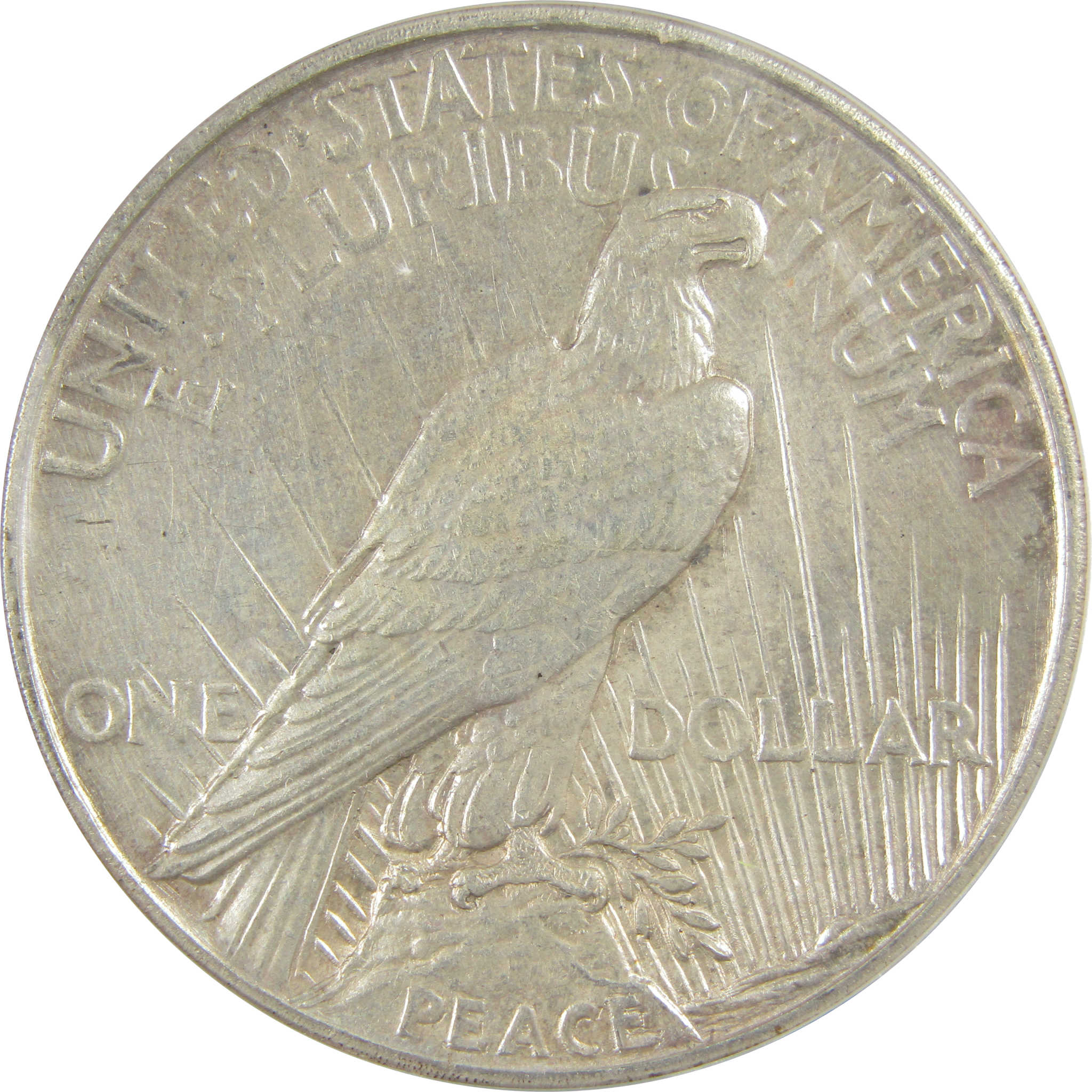 1921 High Relief Peace Dollar AU 55 Details ANACS Silver SKU:I21390