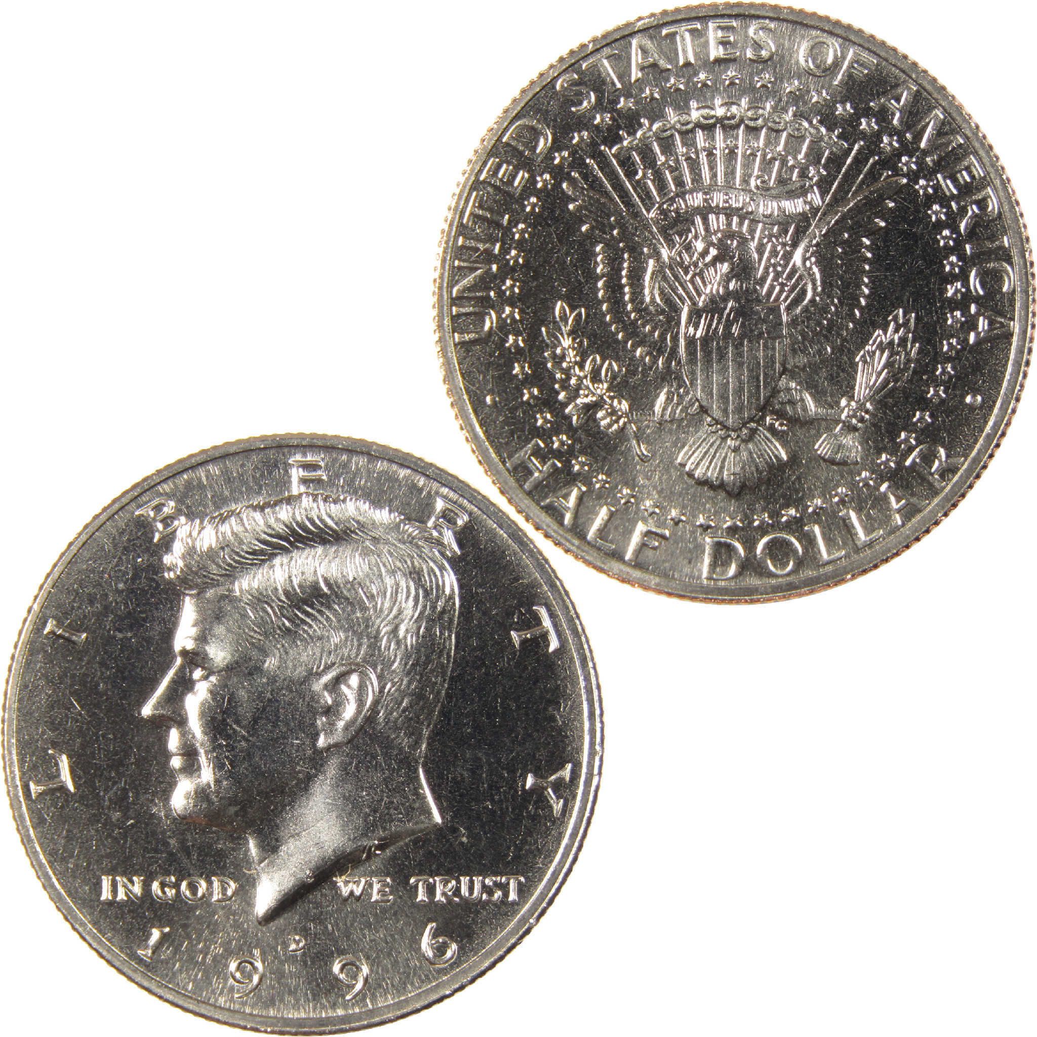 1996 D Kennedy Half Dollar Uncirculated Clad 50c Coin