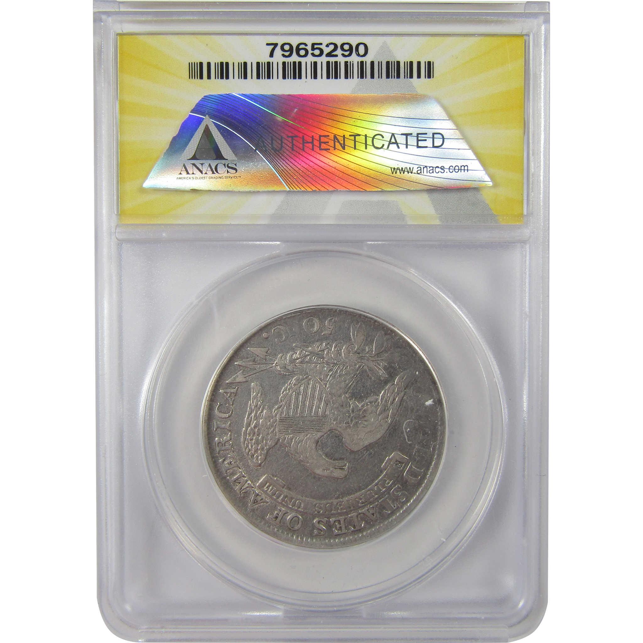 1811/10 Capped Bust Silver Half Dollar VF 20 Details ANACS SKU:I25521