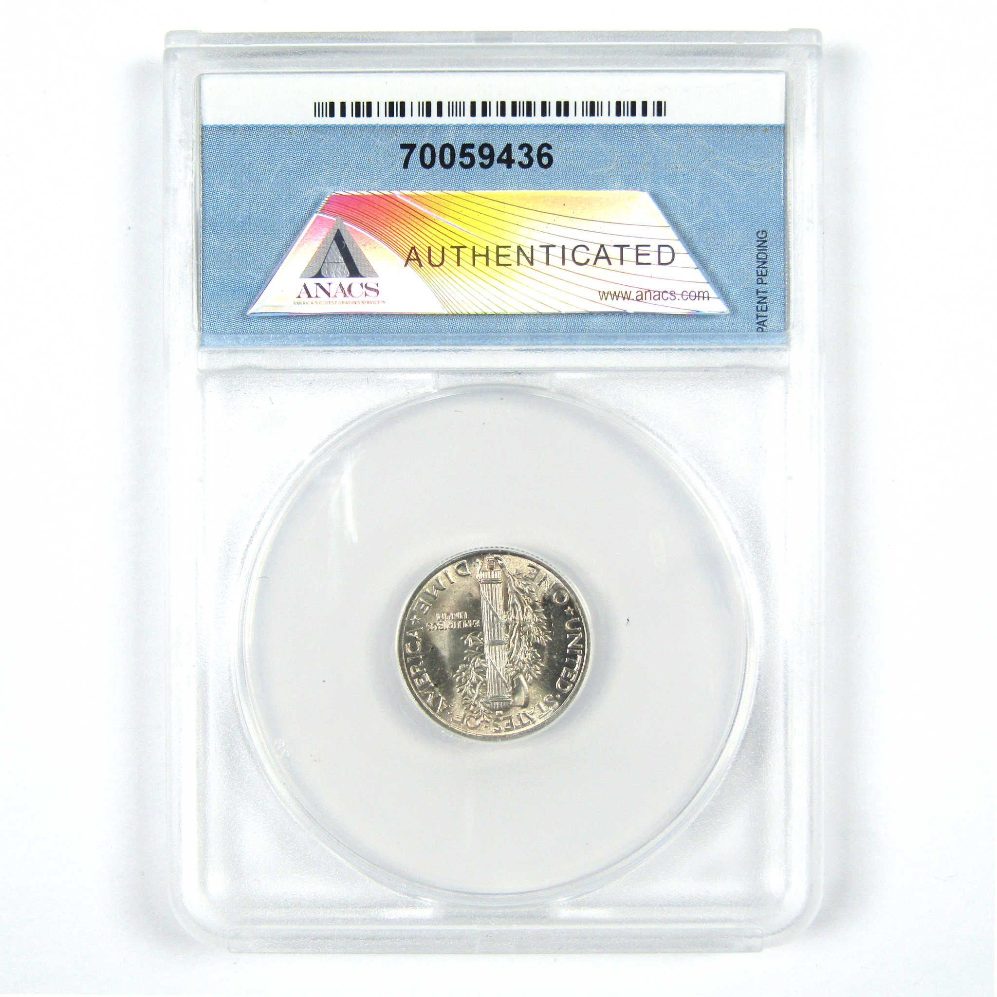 1944 Mercury Dime MS 66 ANACS Silver 10c Uncirculated SKU:I15015