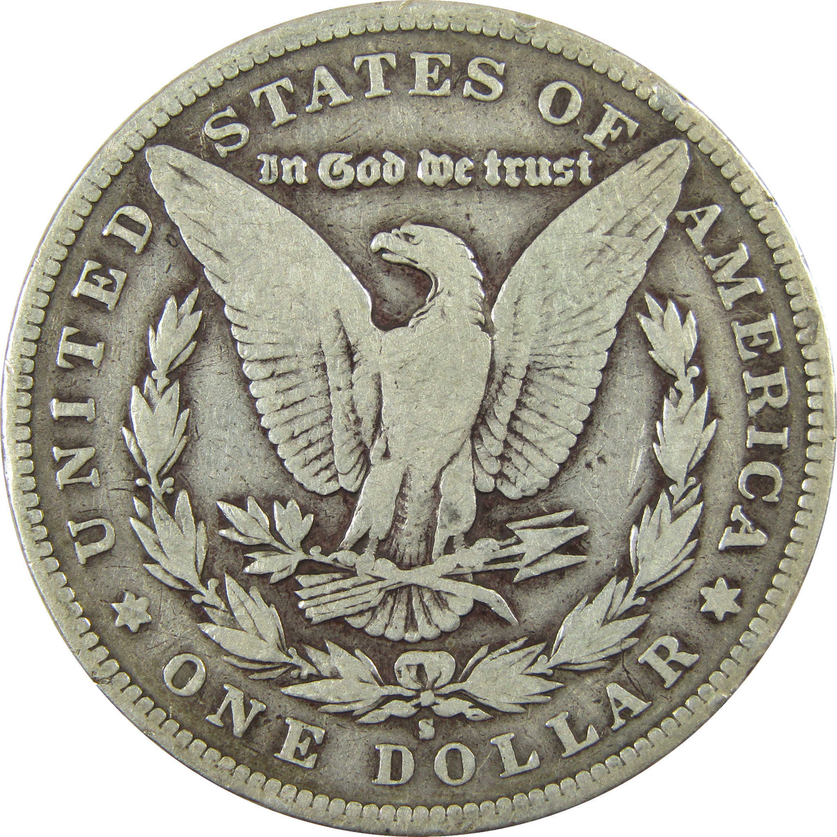 1894 S Morgan Silver Dollar VG Very Good $1 Coin SKU:CP1704
