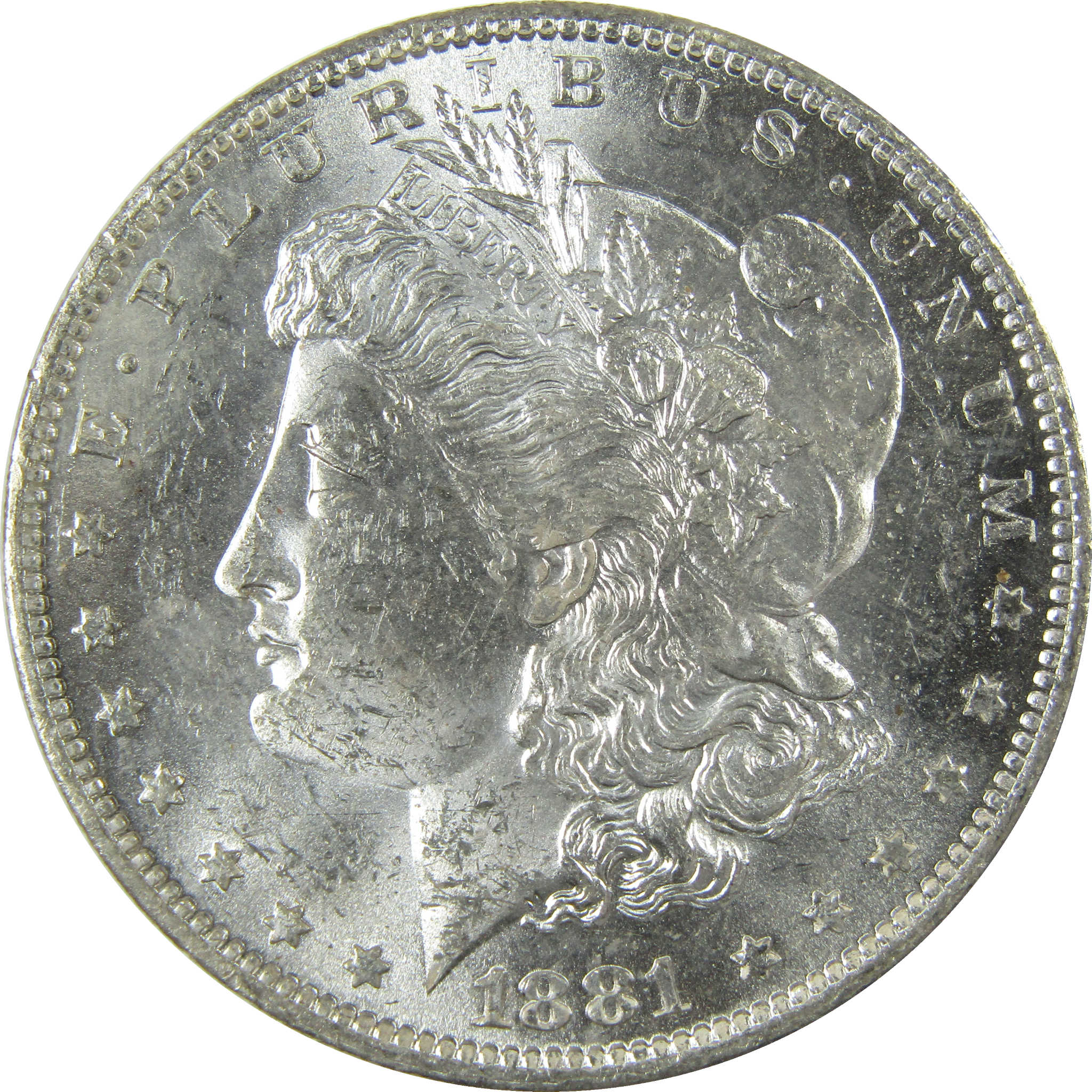 1881 O Morgan Silver Dollar Uncirculated Mint State $1 Coin SKU:I27757