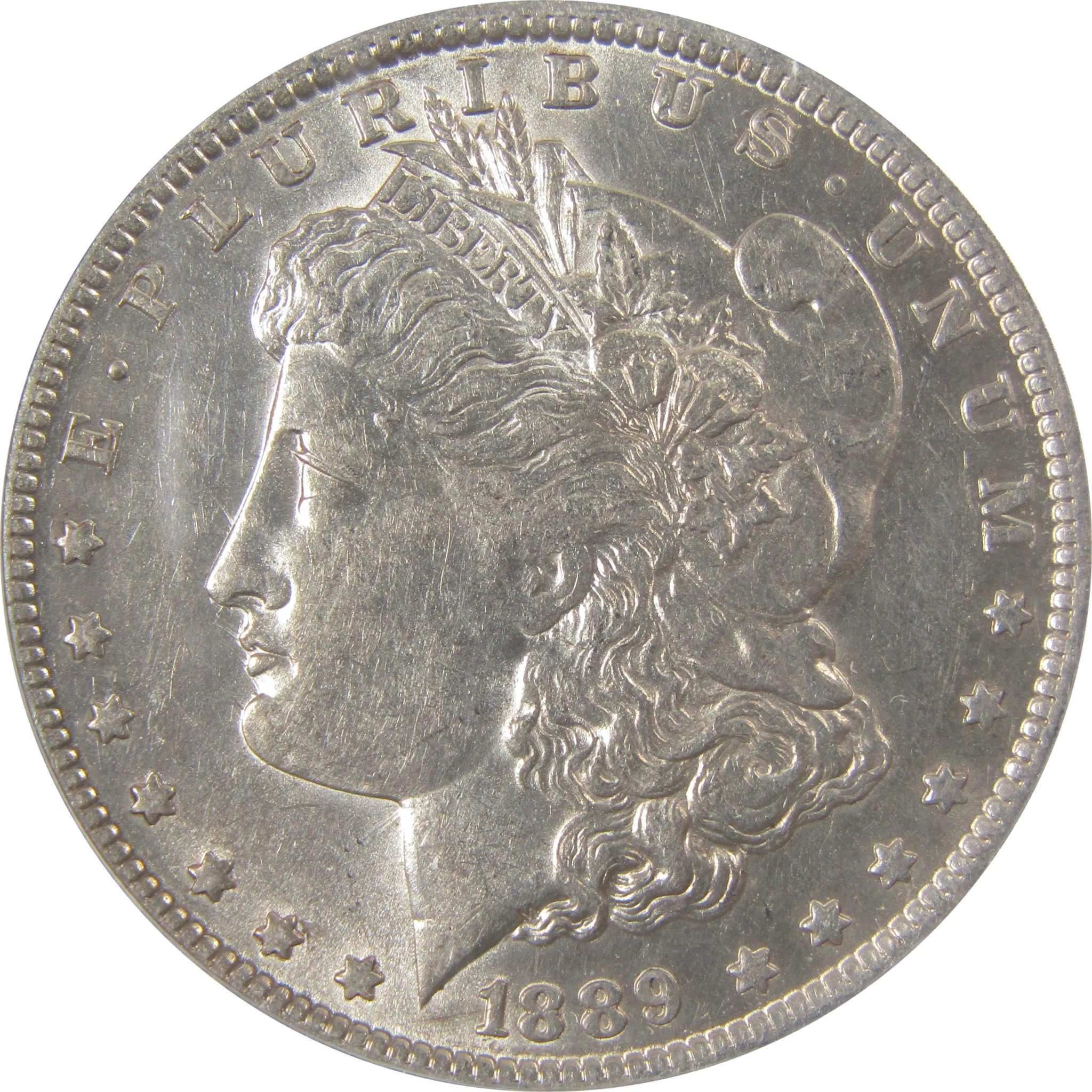 1889 O Morgan Silver Dollar AU 53 ANACS $1 Coin Collectible SKU:I24968 - Morgan coin - Morgan silver dollar - Morgan silver dollar for sale - Profile Coins &amp; Collectibles