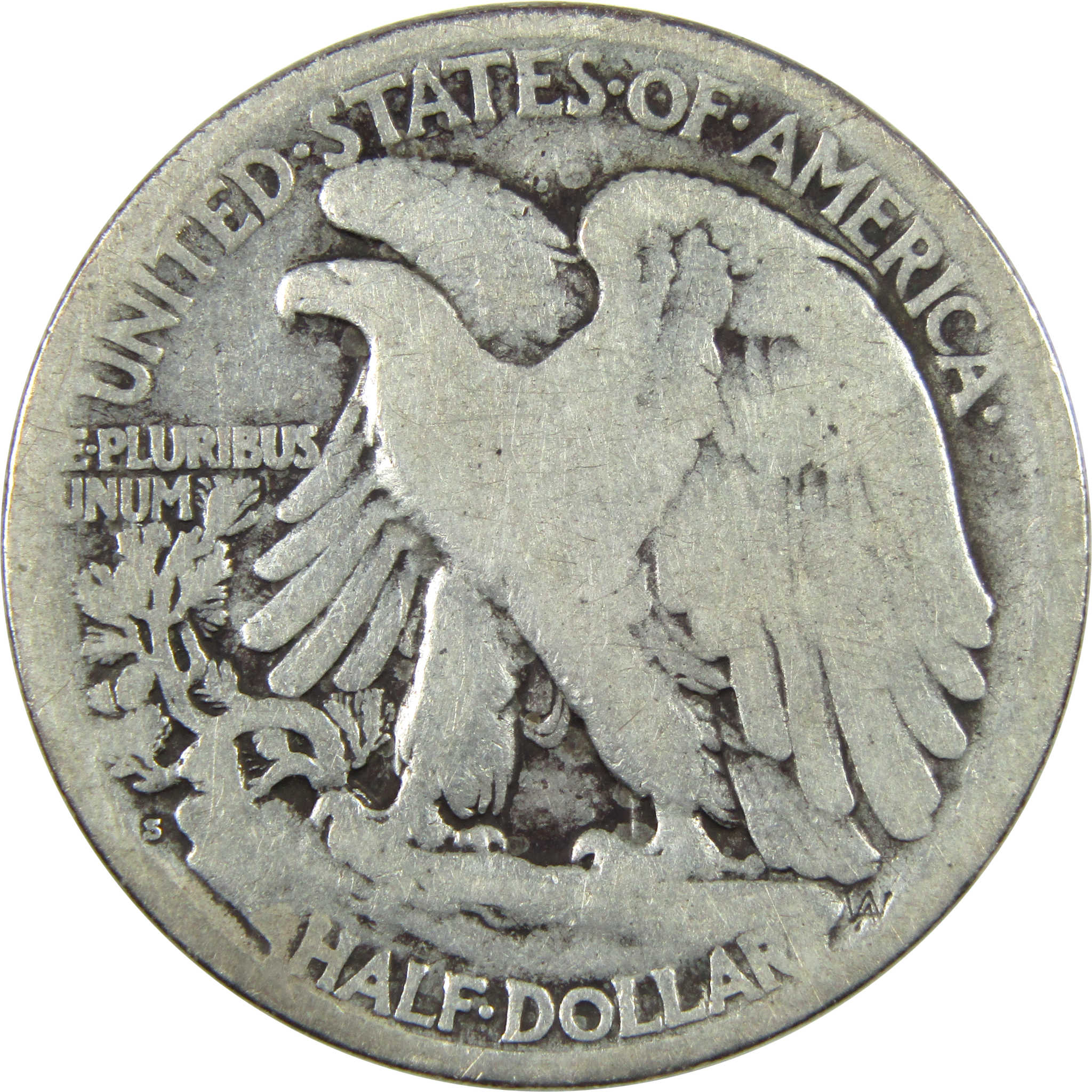 1921 S Liberty Walking Half Dollar AG About Good Silver 50c SKU:I14044