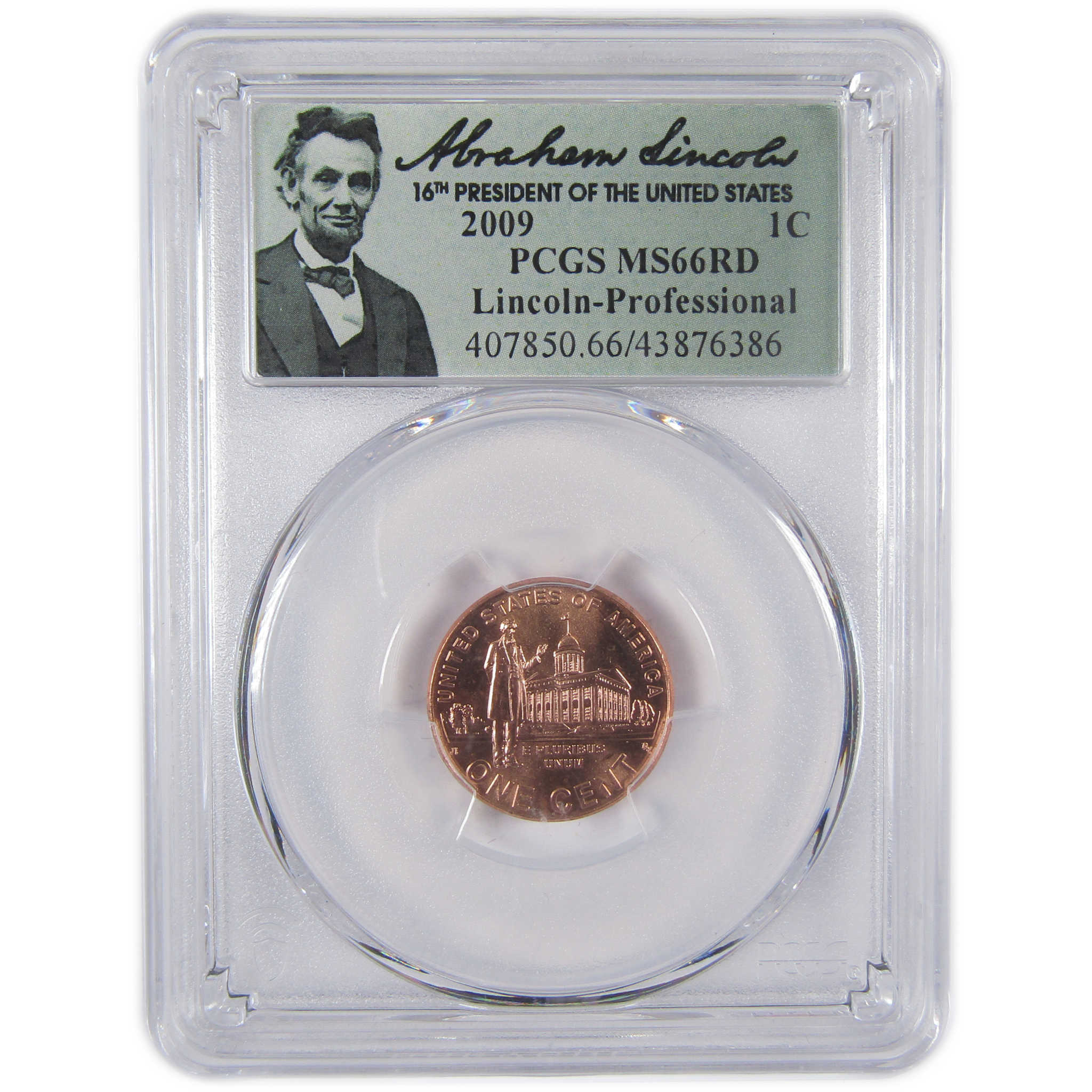 2009 Professional Lincoln Bicentennial Cent MS 66 RD PCGS SKU:CPC9977