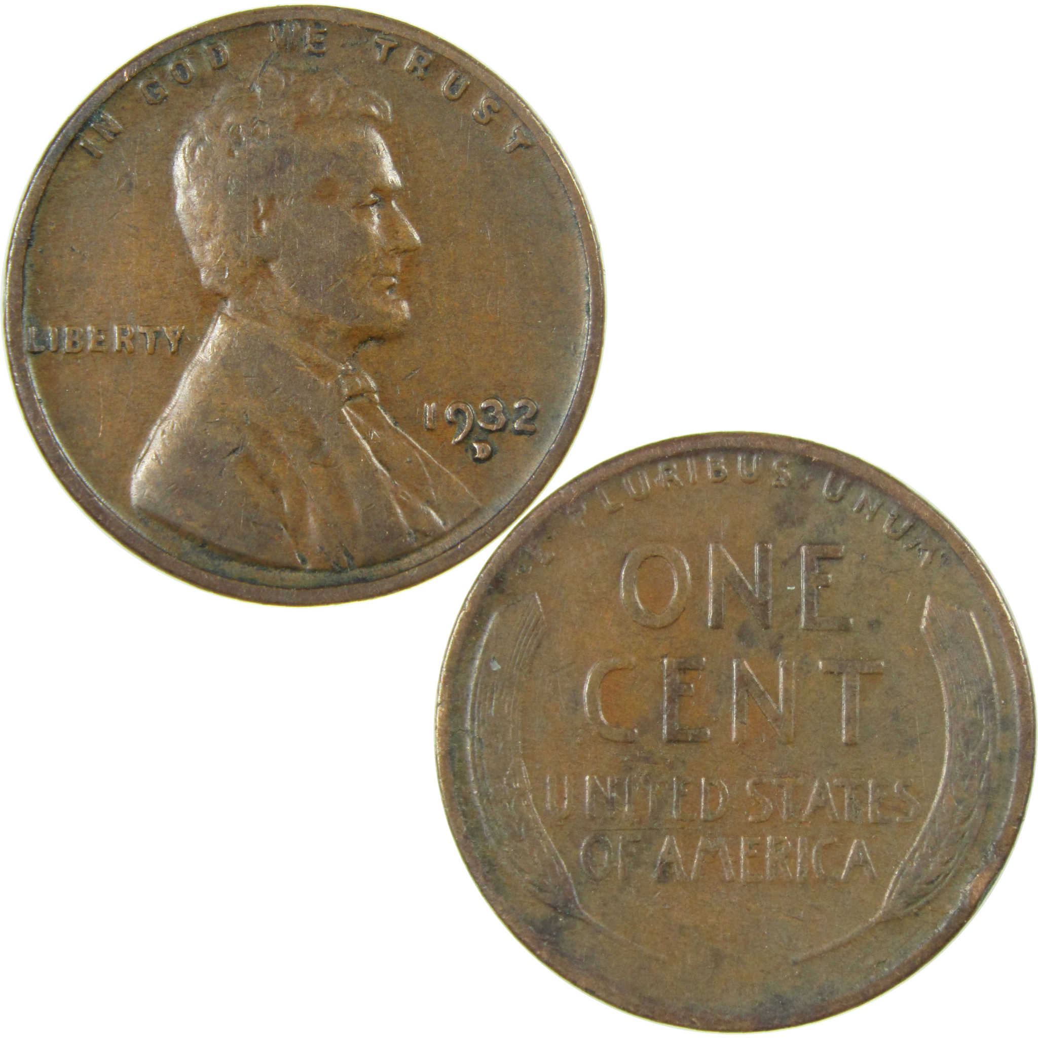1932 D Lincoln Wheat Cent VG Very Good Penny 1c Coin SKU:I26774