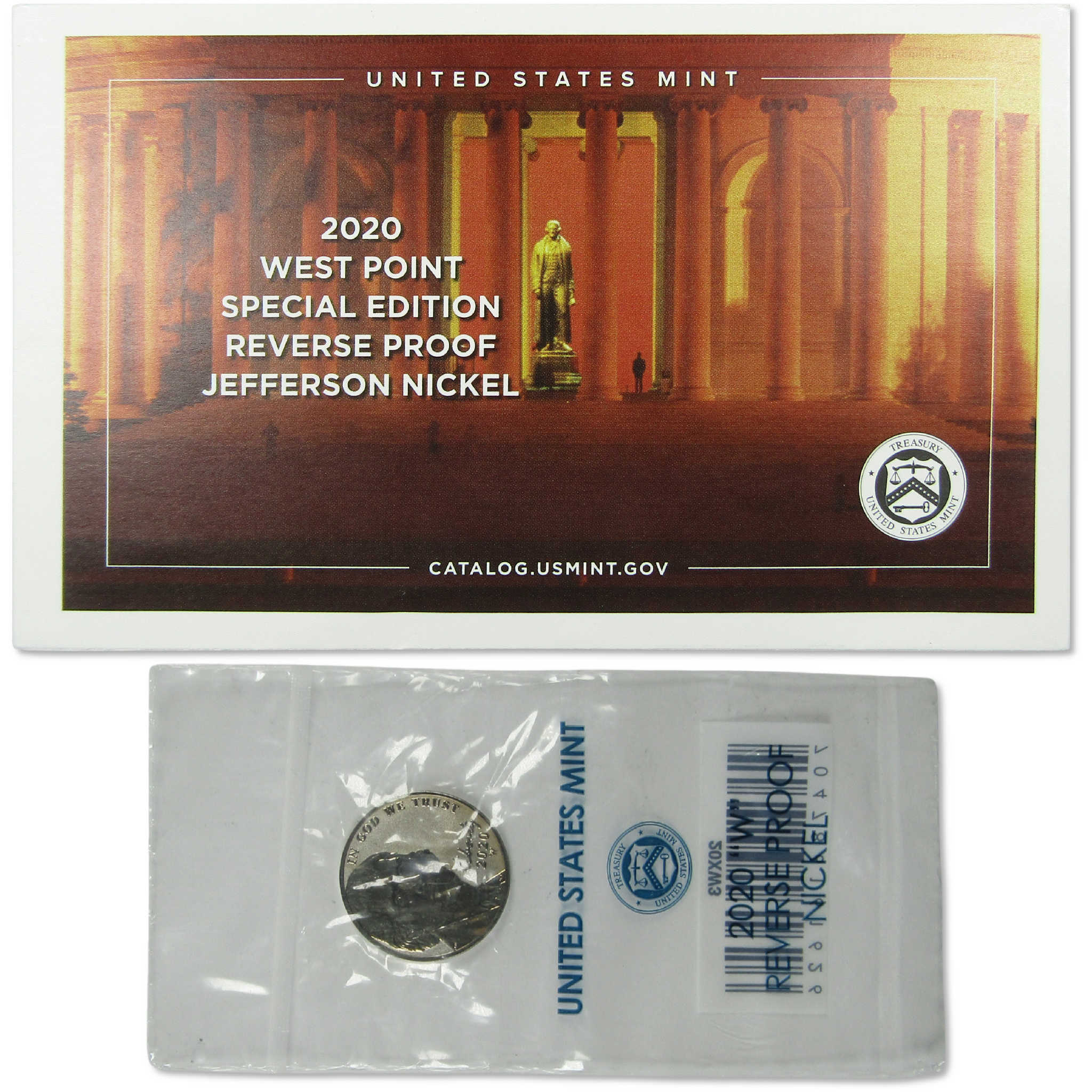2020 West Point Special Edition Reverse Proof Jefferson Nickel