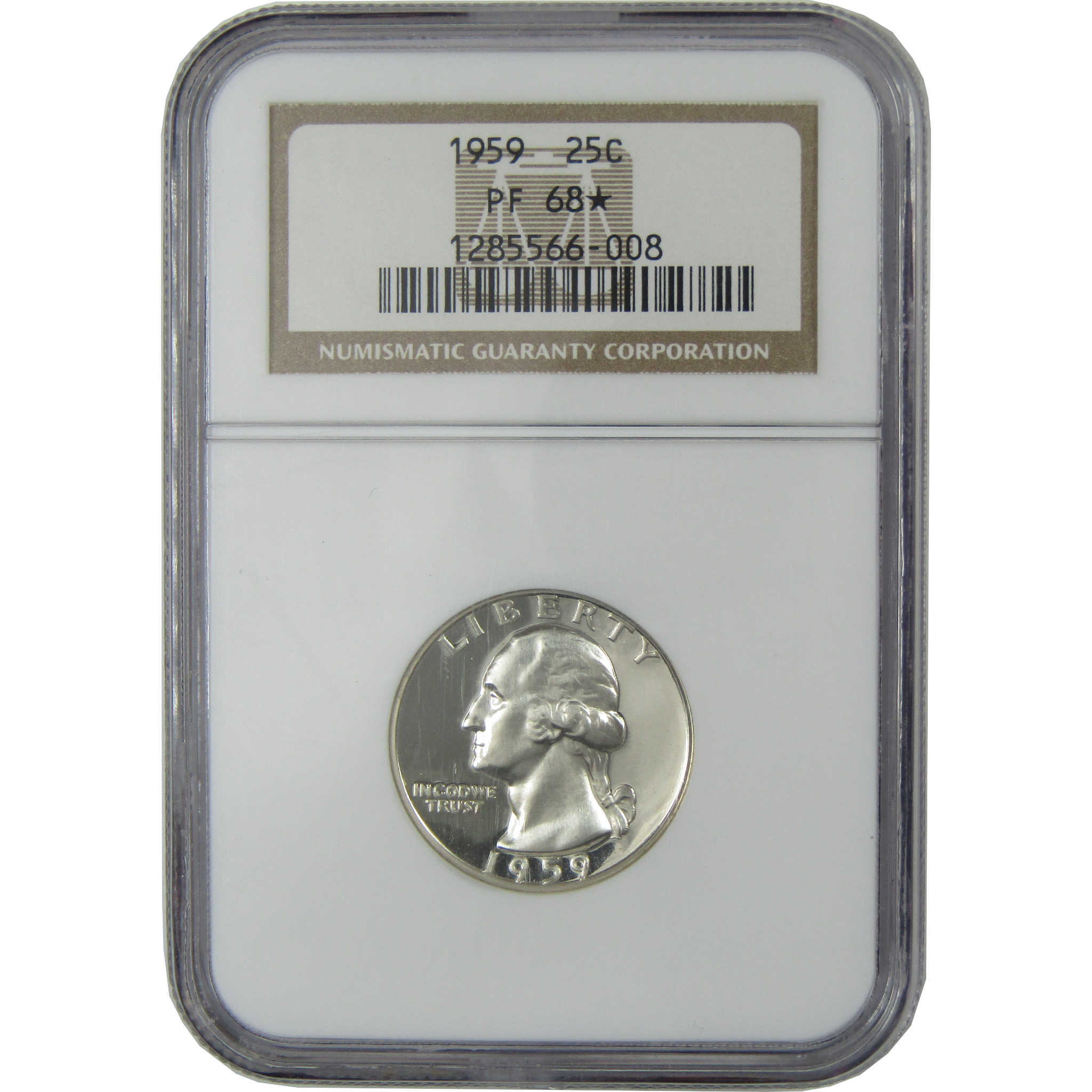 1959 Washington Silver Quarter PF 68* NGC Proof 25c Coin SKU:CP1570