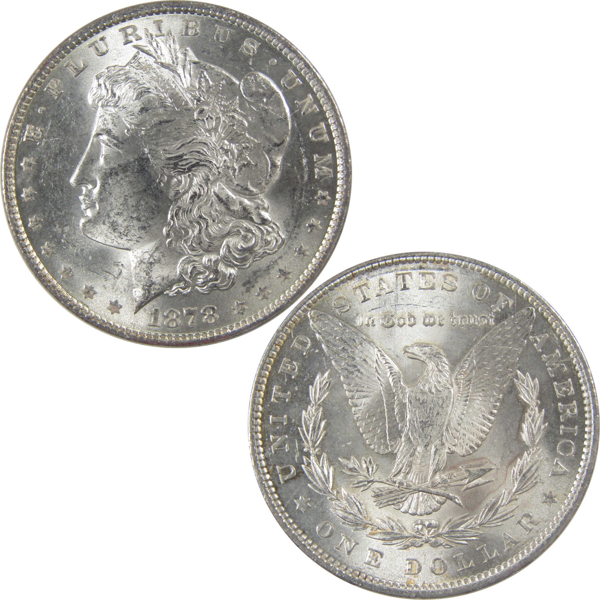 1878 7TF Rev 79 Morgan Silver Dollar Uncirculated SKU:I24604 - Morgan coin - Morgan silver dollar - Morgan silver dollar for sale - Profile Coins &amp; Collectibles