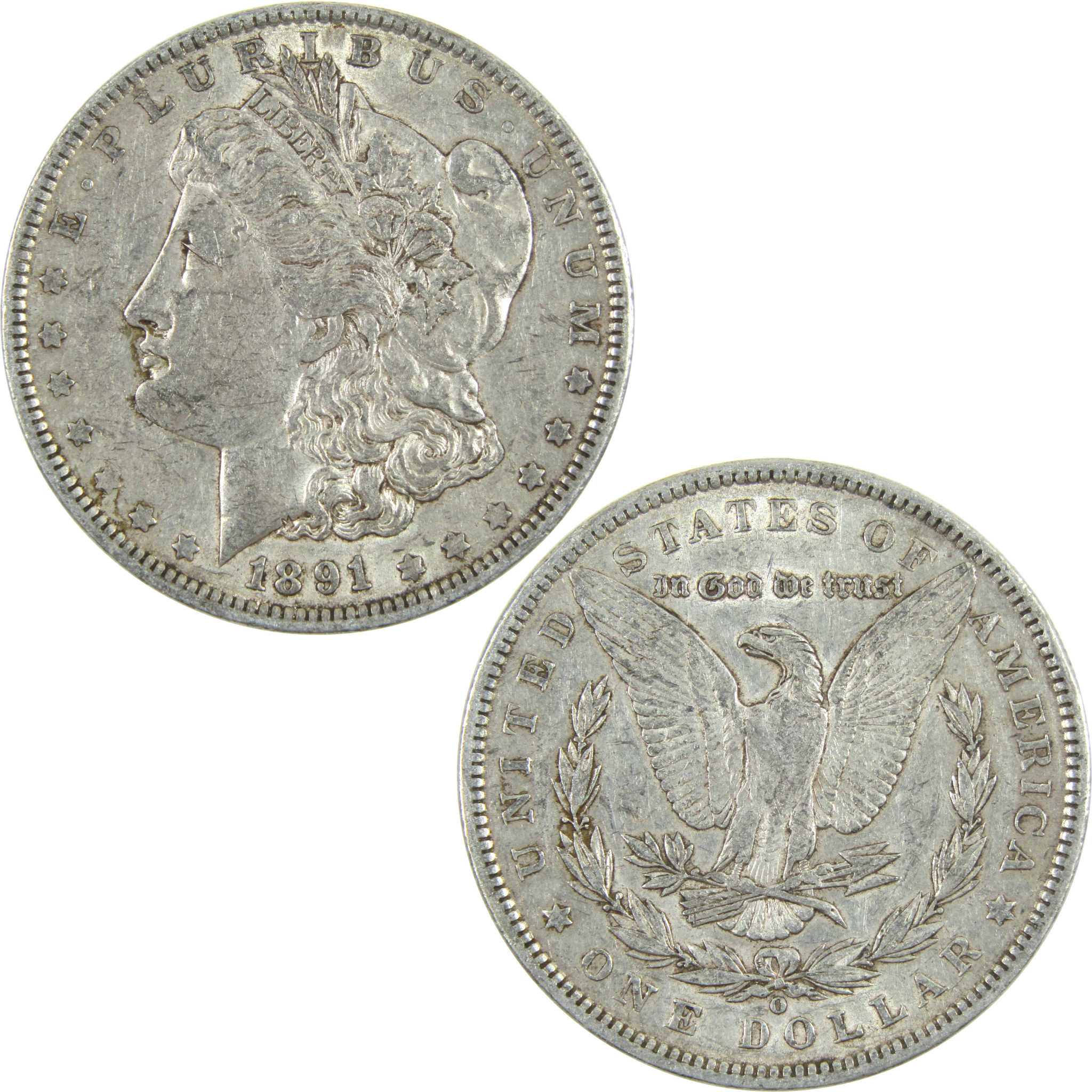 1891 O Morgan Dollar XF EF Extremely Fine Silver $1 Coin SKU:I14480 - Morgan coin - Morgan silver dollar - Morgan silver dollar for sale - Profile Coins &amp; Collectibles