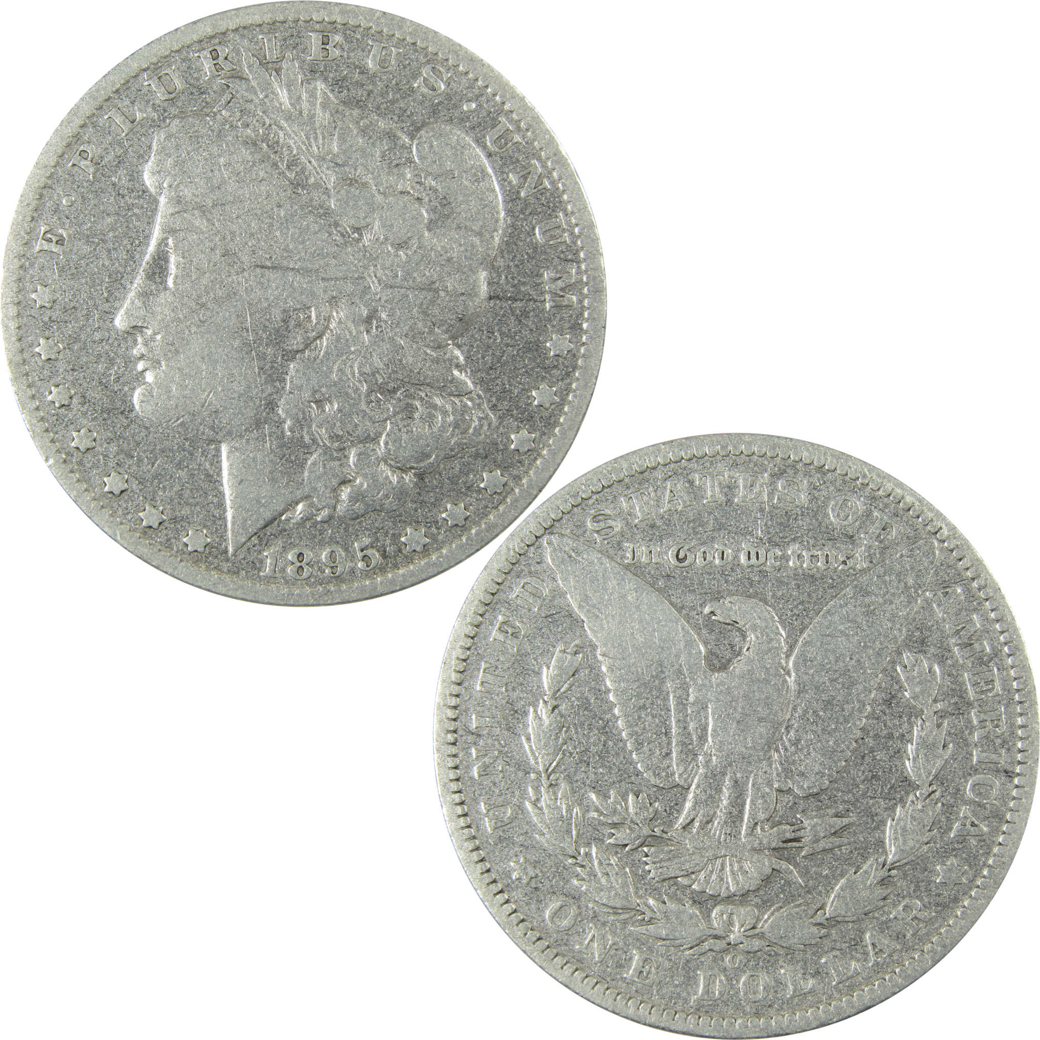 1895 O Morgan Silver Dollar VG Very Good Details $1 Coin SKU:CP953