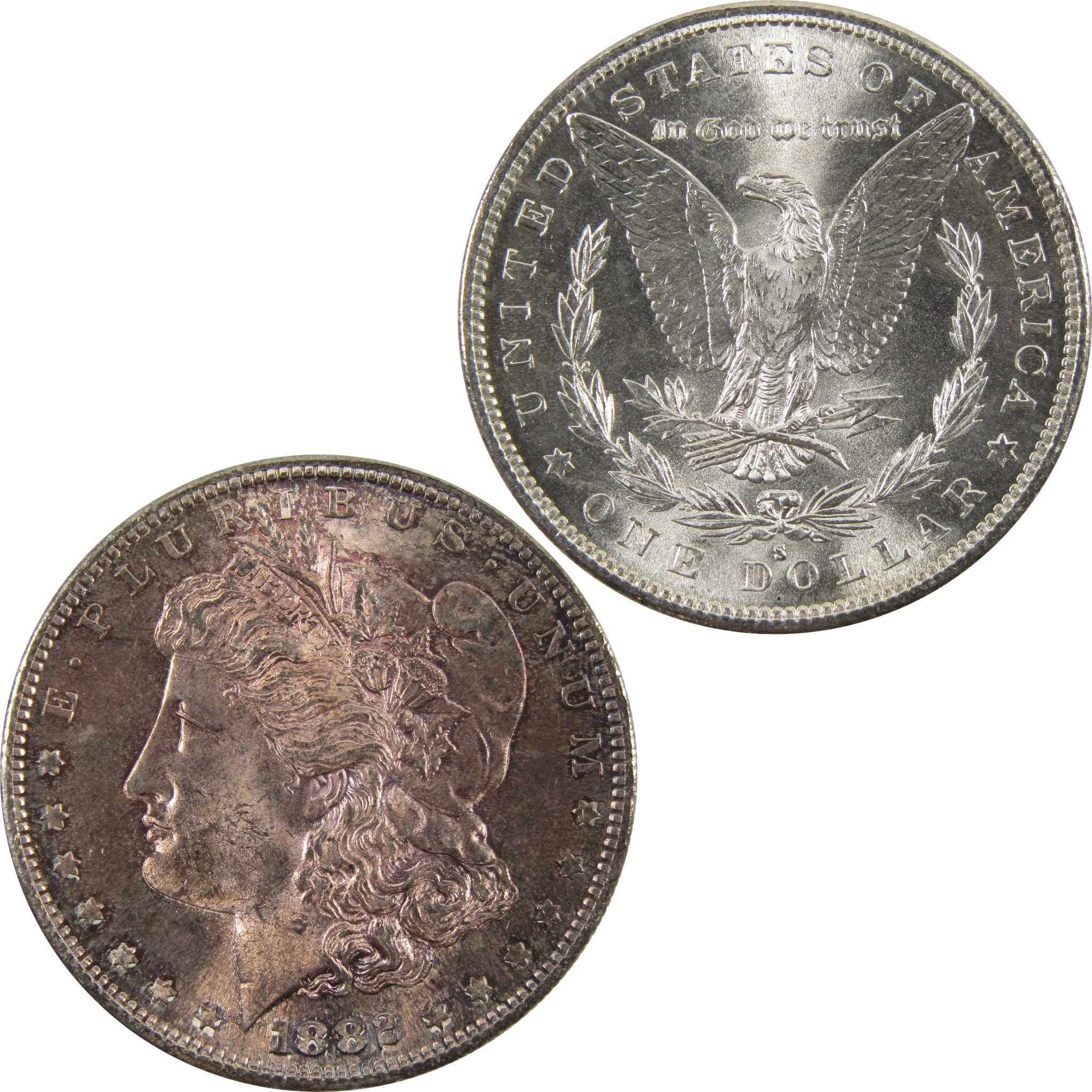 1882 S Morgan Dollar BU Choice Uncirculated 90% Silver SKU:CPC4339 - Morgan coin - Morgan silver dollar - Morgan silver dollar for sale - Profile Coins &amp; Collectibles