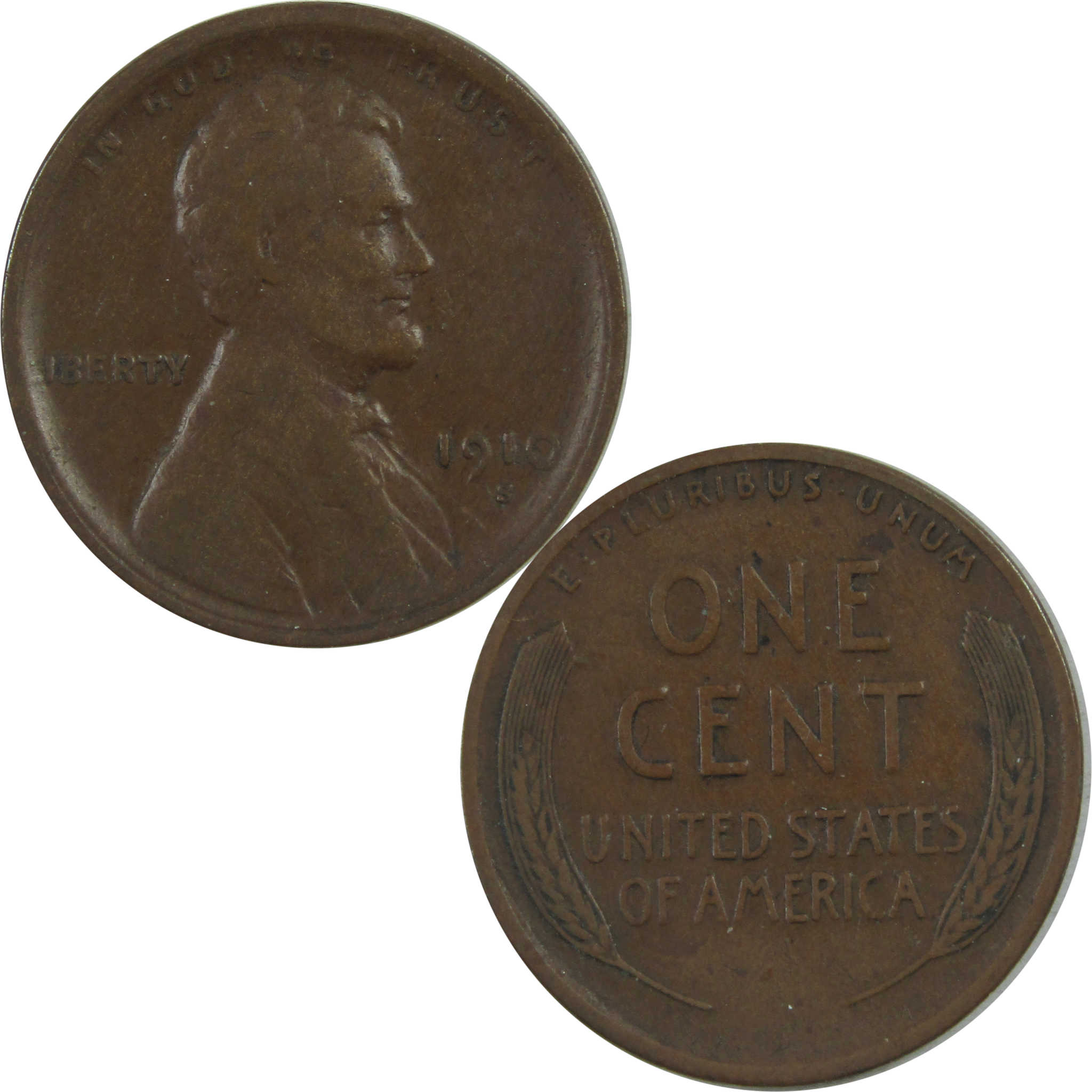 1910 S Lincoln Wheat Cent VF Very Fine Penny 1c Coin SKU:I15502