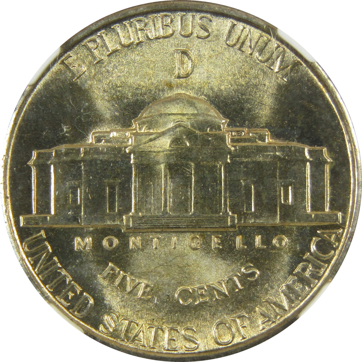 1944 D Jefferson Wartime Silver Nickel MS 67 6FS NGC Coin SKU:I28719