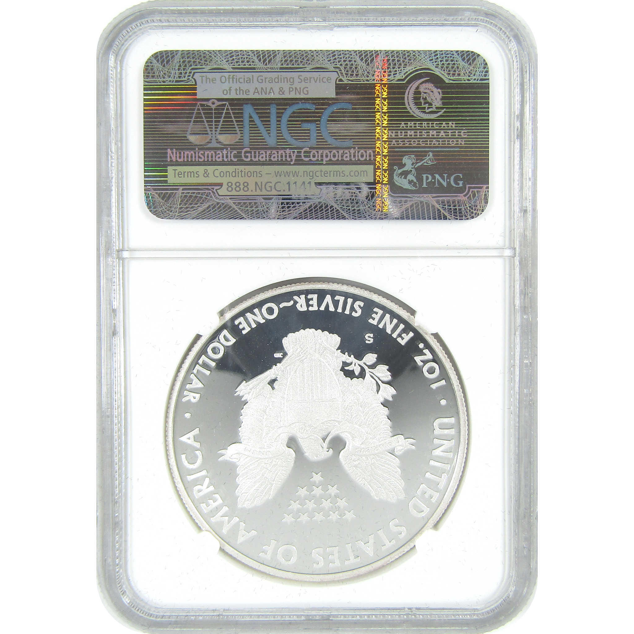 2012 S American Silver Eagle Dollar PF 70 UCAM NGC Proof SKU:CPC9411