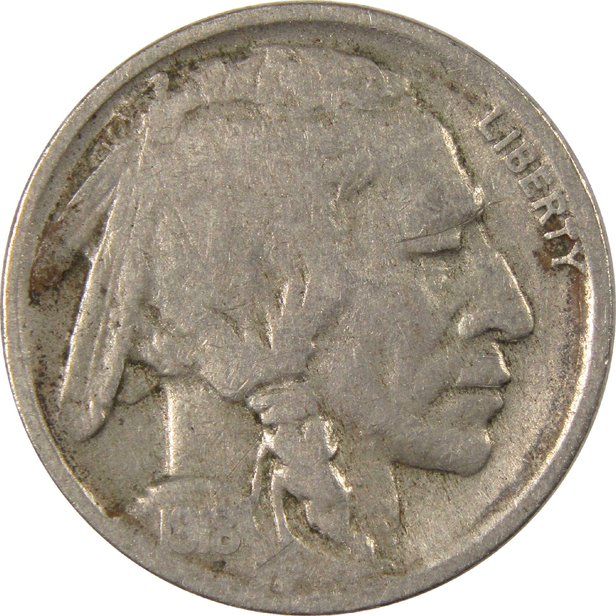 1918 D Indian Head Buffalo Nickel VG Very Good 5c Coin SKU:I11511