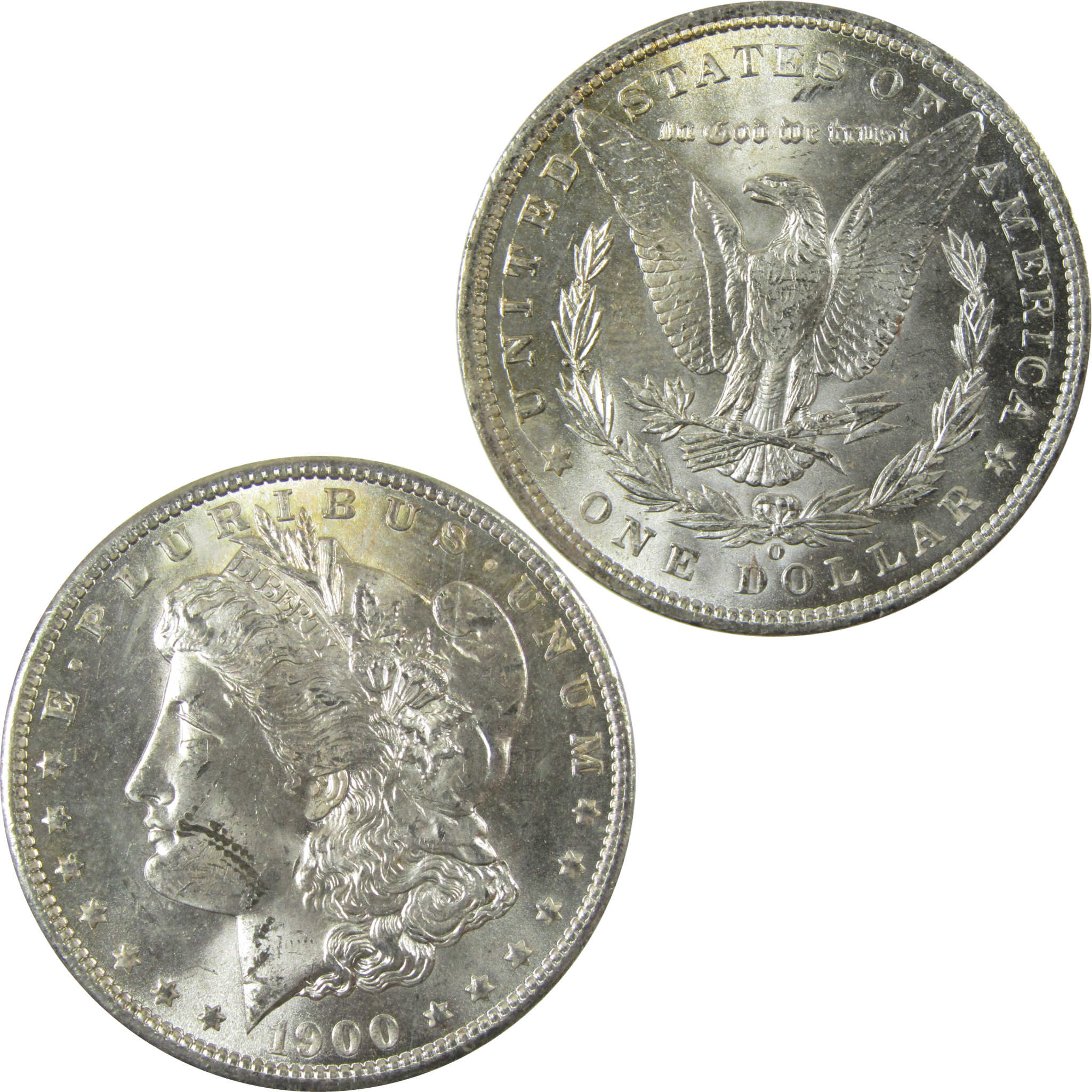1900 O Morgan Silver Dollar Uncirculated Mint State $1 Coin SKU:I27788