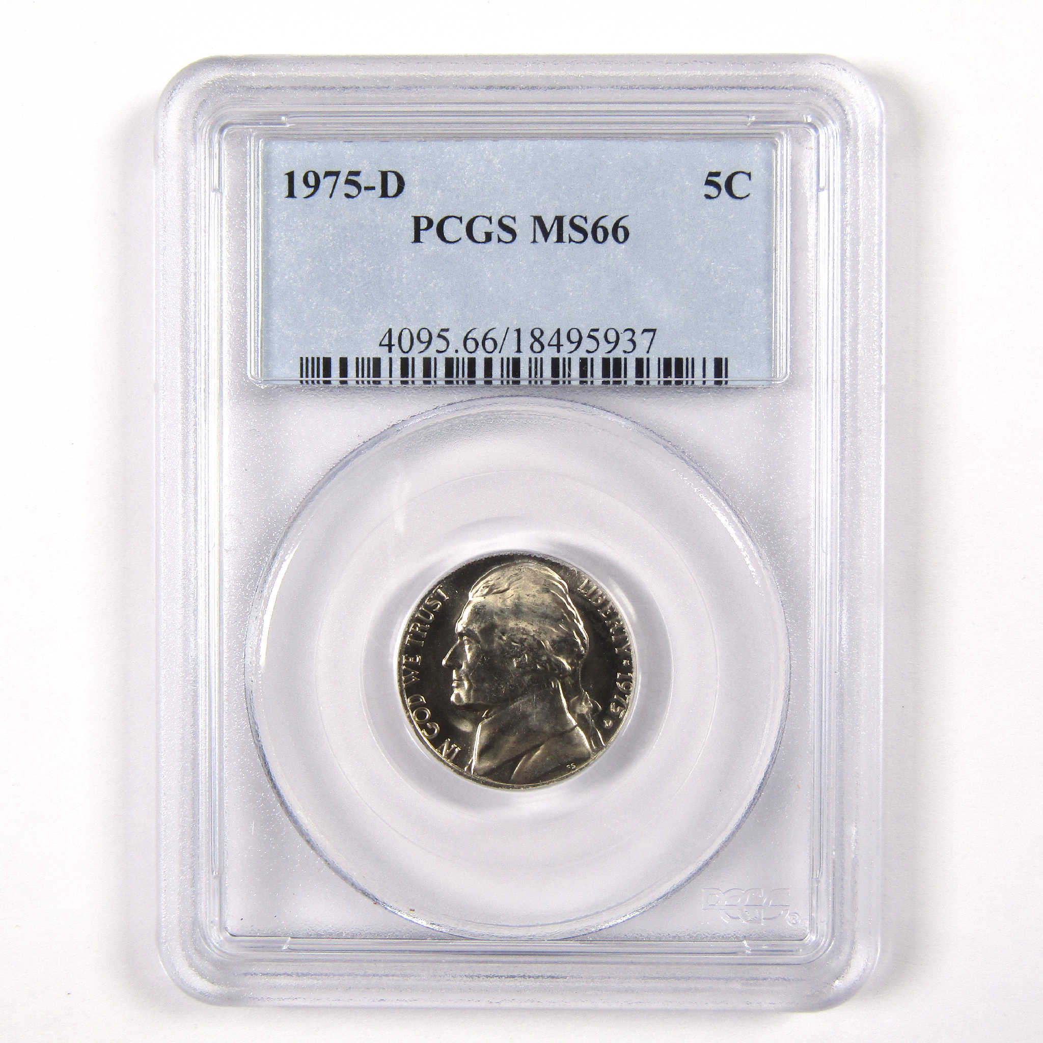 1975 D Jefferson Nickel MS 66 PCGS 5c Uncirculated Coin SKU:CPC5467