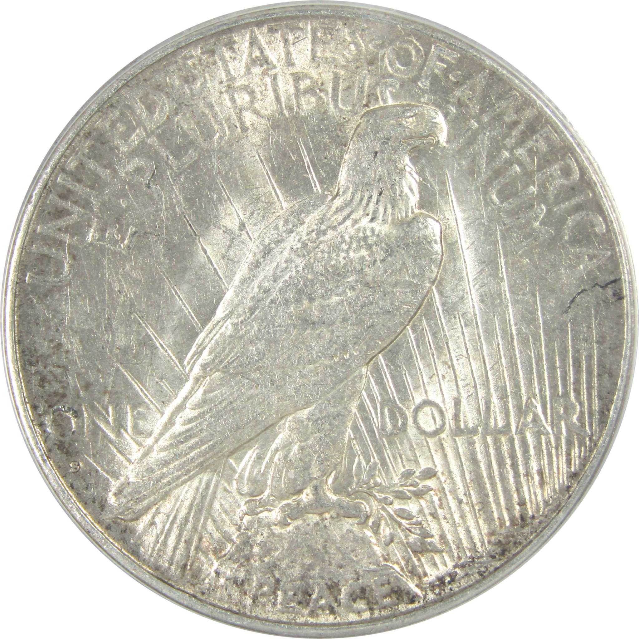 1928 S Peace Dollar AU 58 Details ANACS Silver $1 Coin SKU:I16249