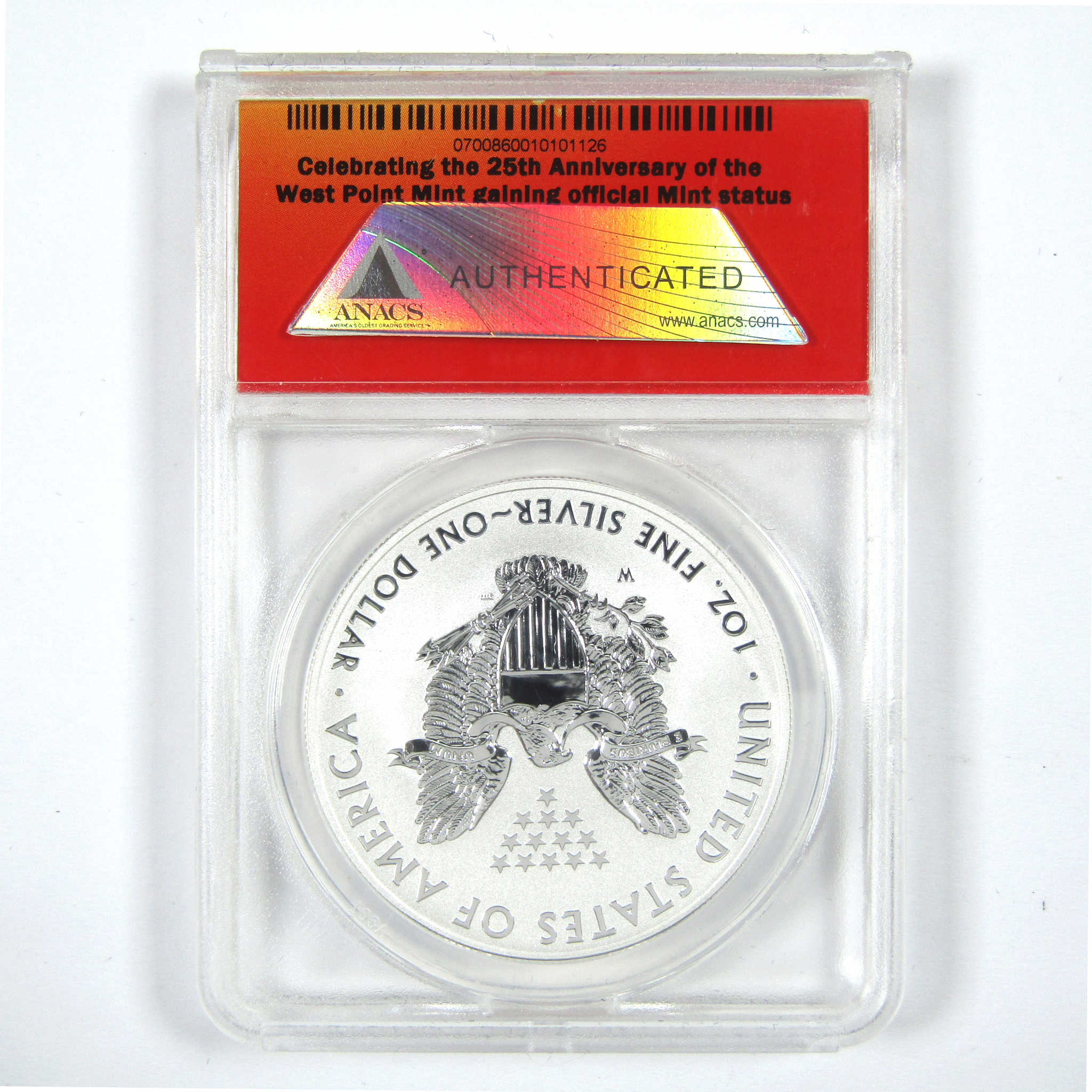 2013 American Eagle West Point Set RP 70 DCAM EU 70 ANACS SKU:CPC8064