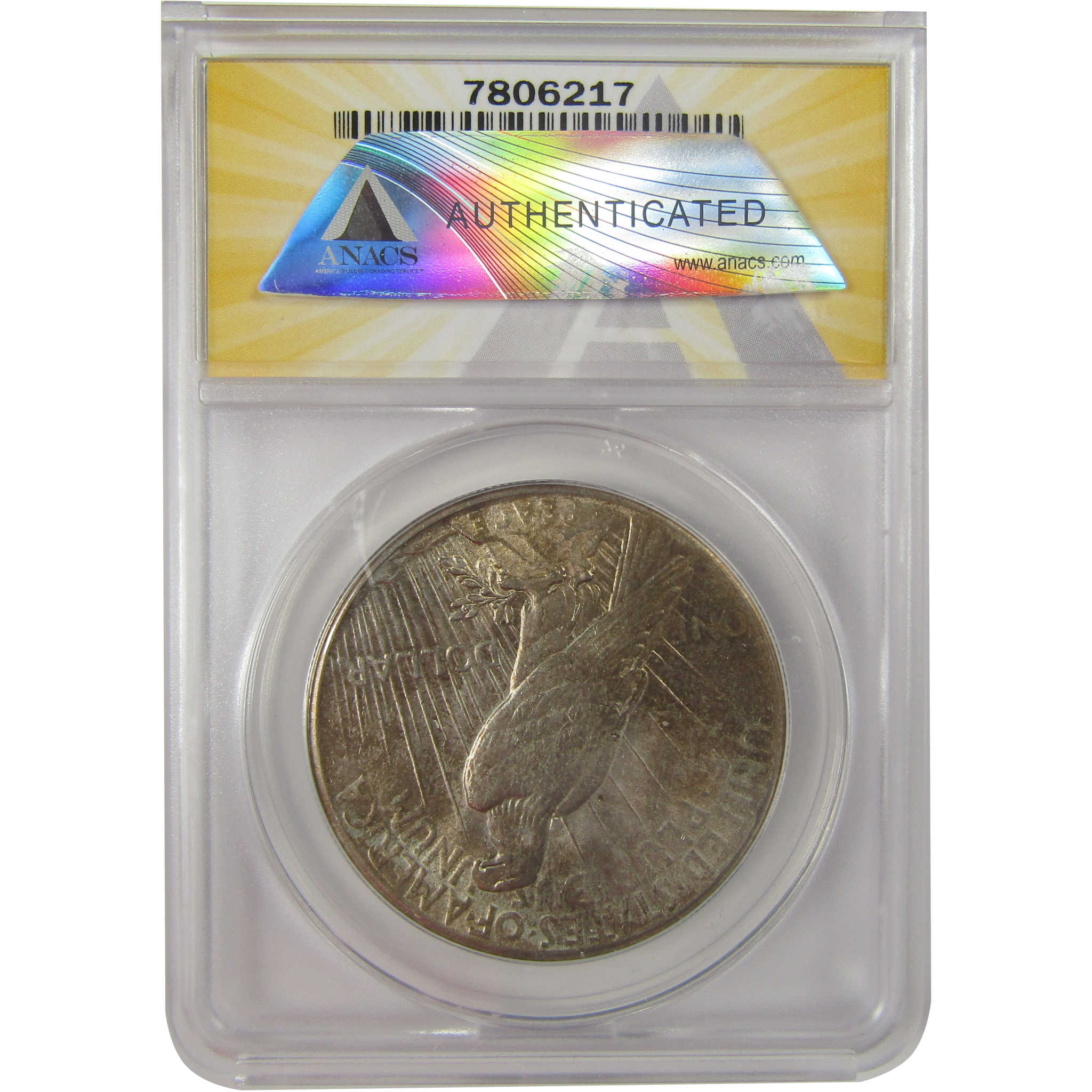 1926 Peace Dollar MS 62 ANACS Silver Uncirculated $1 Coin SKU:I20910