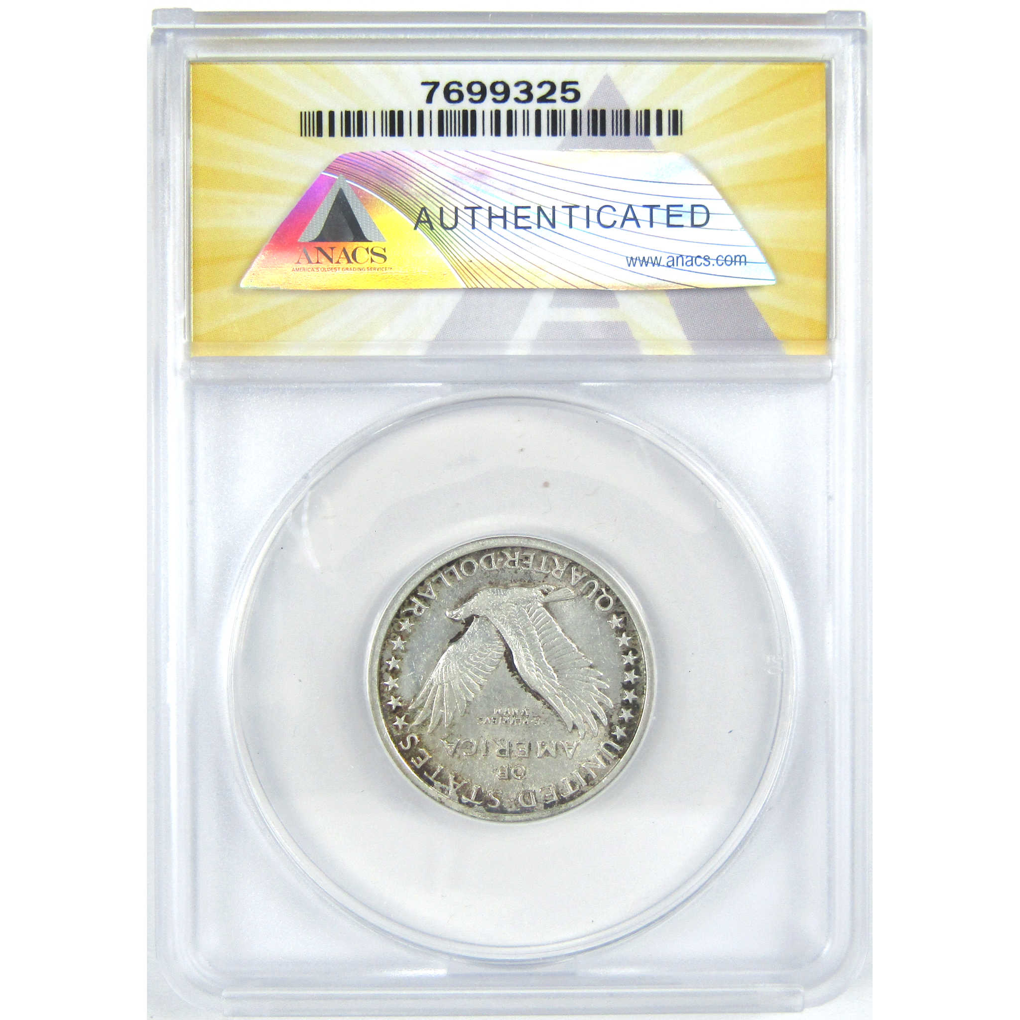 1917 Type 1 Standing Liberty Quarter AU 53 FH ANACS Silver SKU:I16315