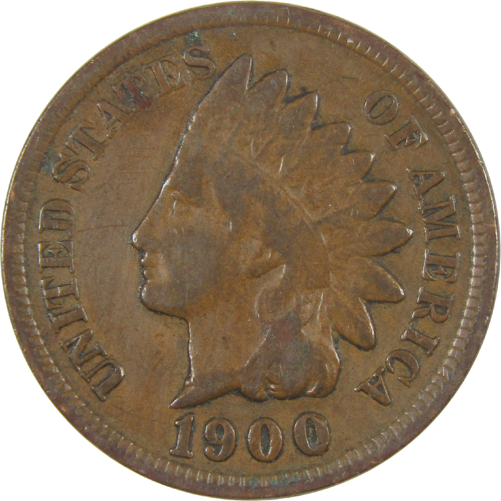 1900 Indian Head Cent G Good Penny 1c Coin
